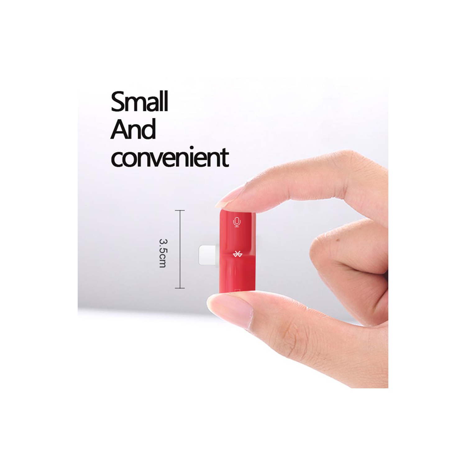 3.5mm Audio + Lightning Charge 2 in 1 for iPhone Adapter Headphone Jack Converter 13 12 11 XR XS X 8 7 Splitter Dual AUX Dongle - White