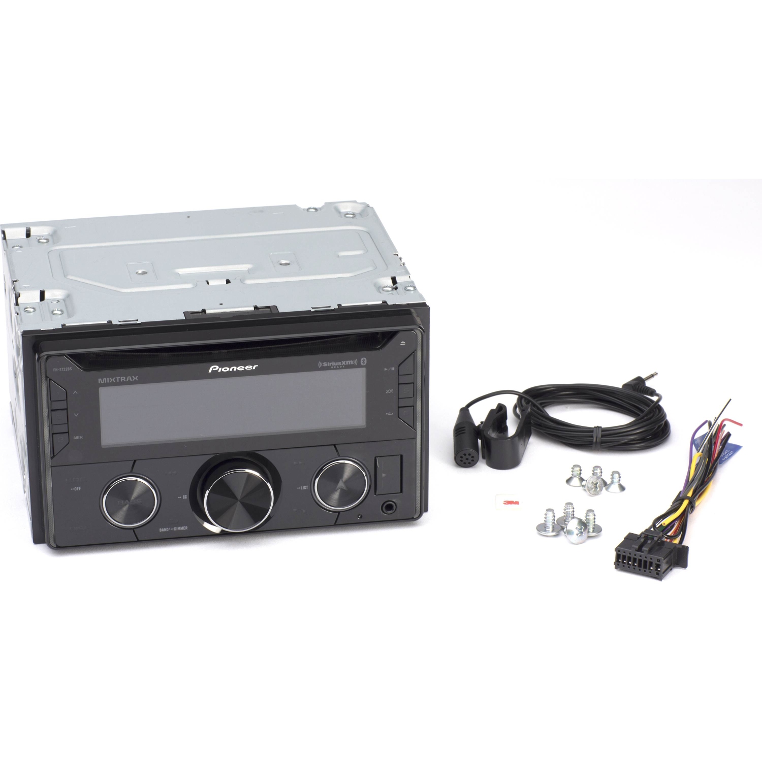 Pioneer FH-S722BS Black Double DIN CD Receiver With Built-In Bluetooth