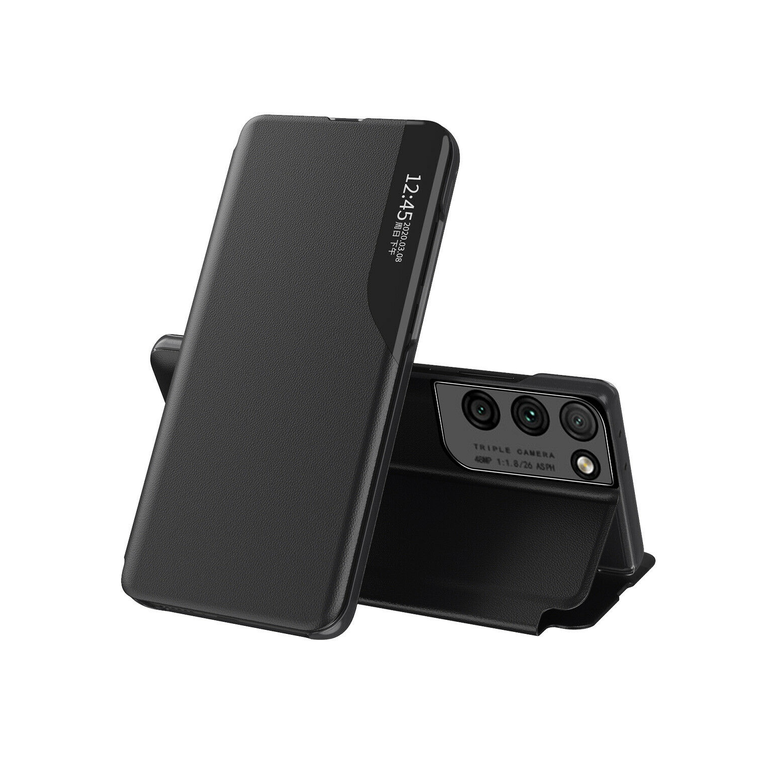 Smart Case window view leather Magnetic stand fundas phone cover Coque for Samsung Galaxy S21 Plus