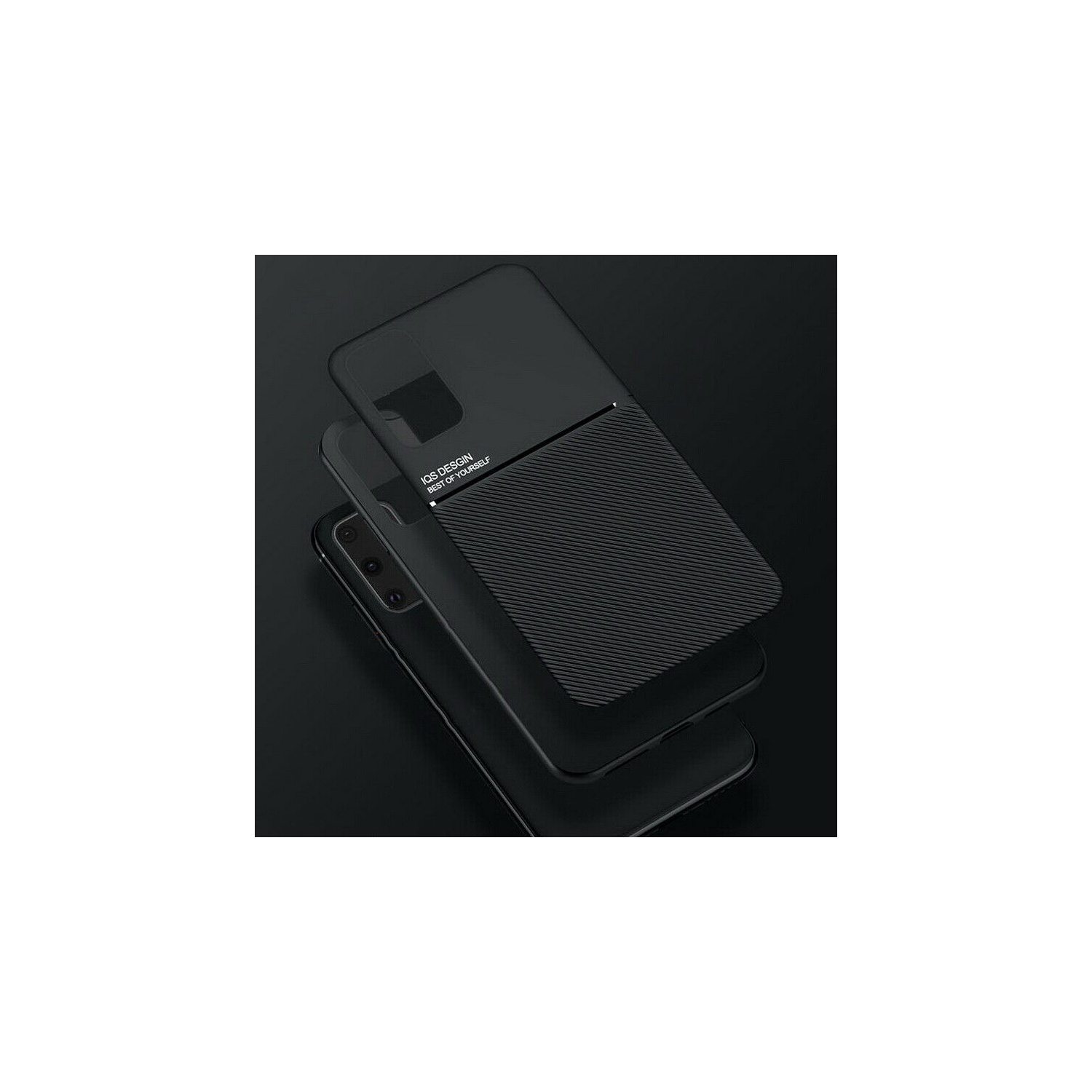 Slim Leather Magnetic Texture Slim Matte Back Phone Cove Cases For Samsung Galaxy S21 Plus