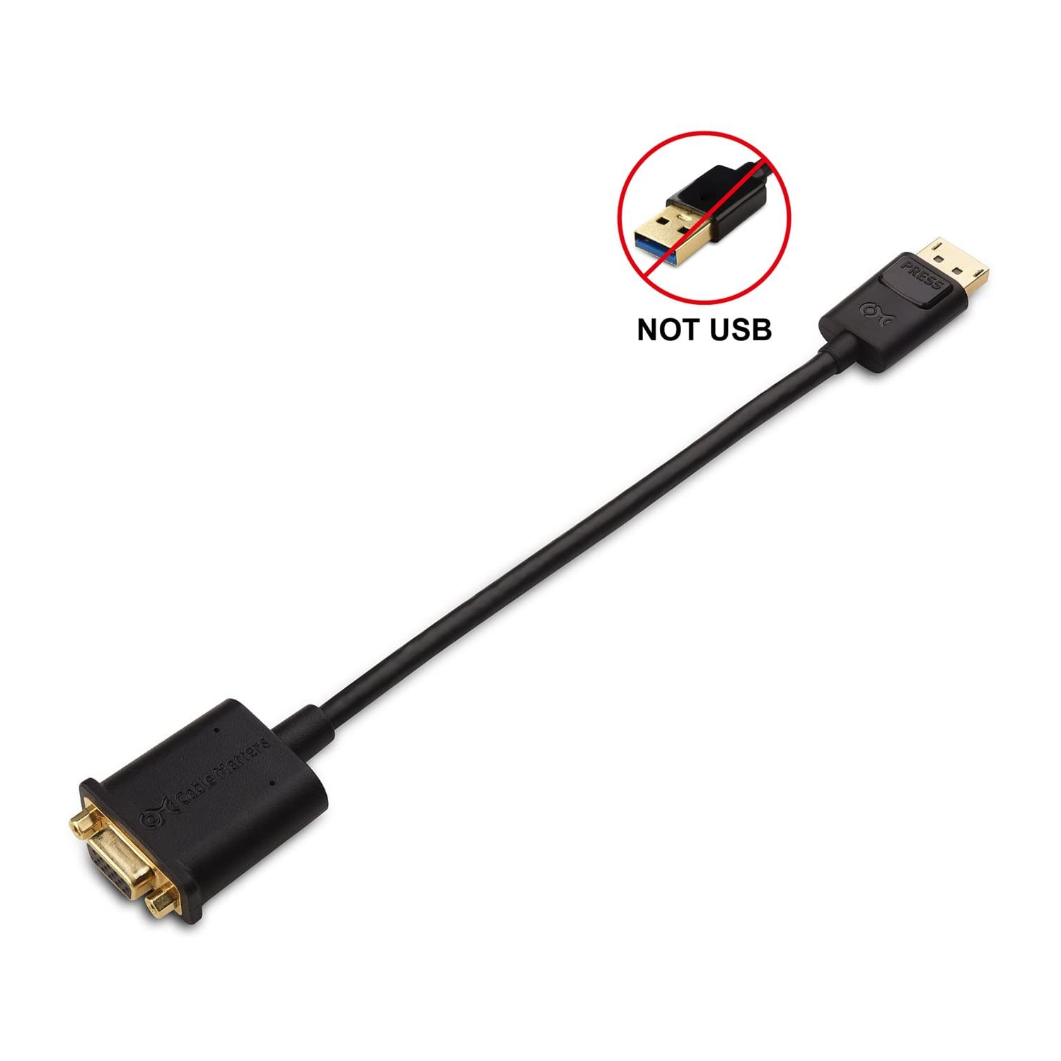 Cable Matters DisplayPort to VGA Adapter