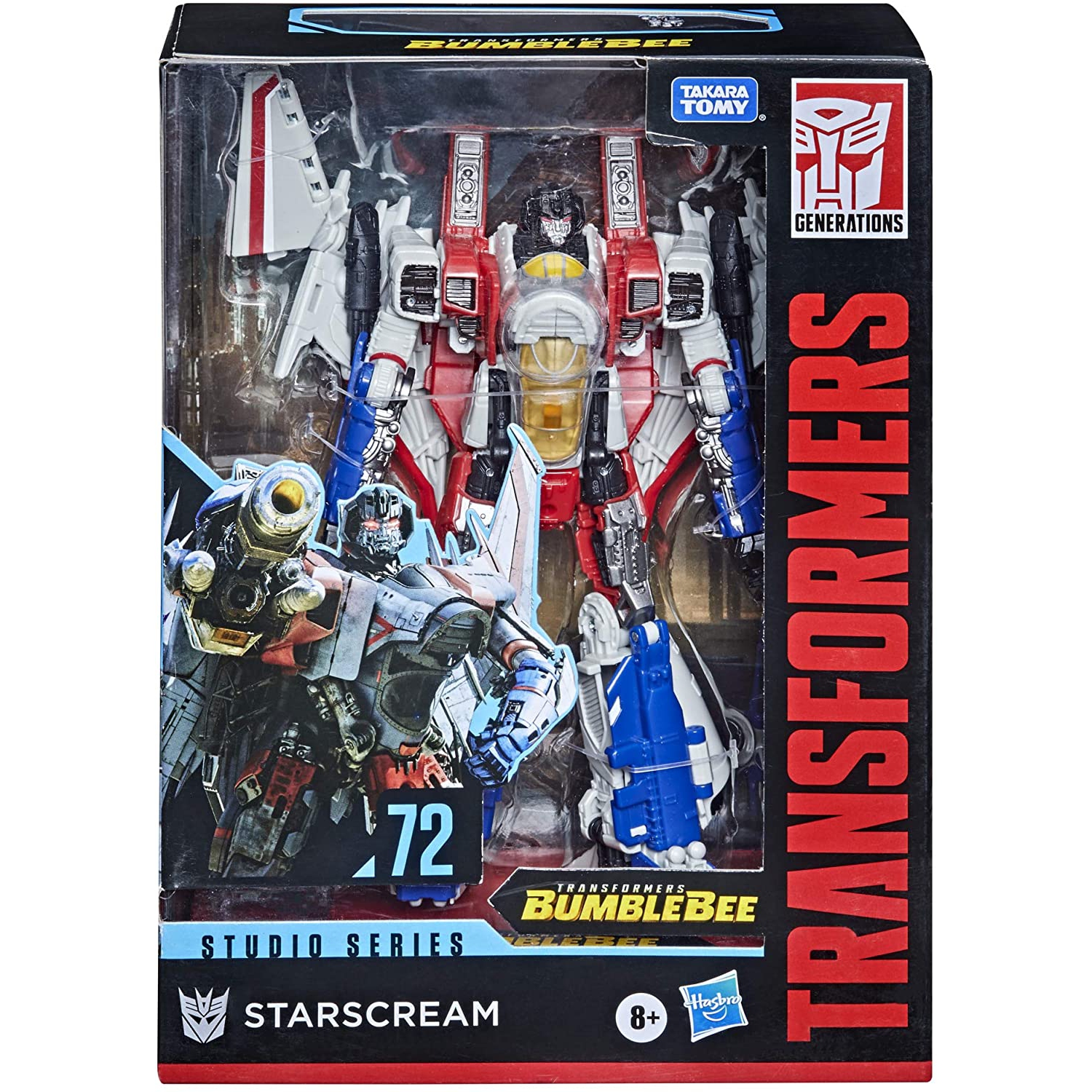 Transformers Studios Series 6 Inch Action Figure Voyager Class (2021 Wave 2) - Starscream #72