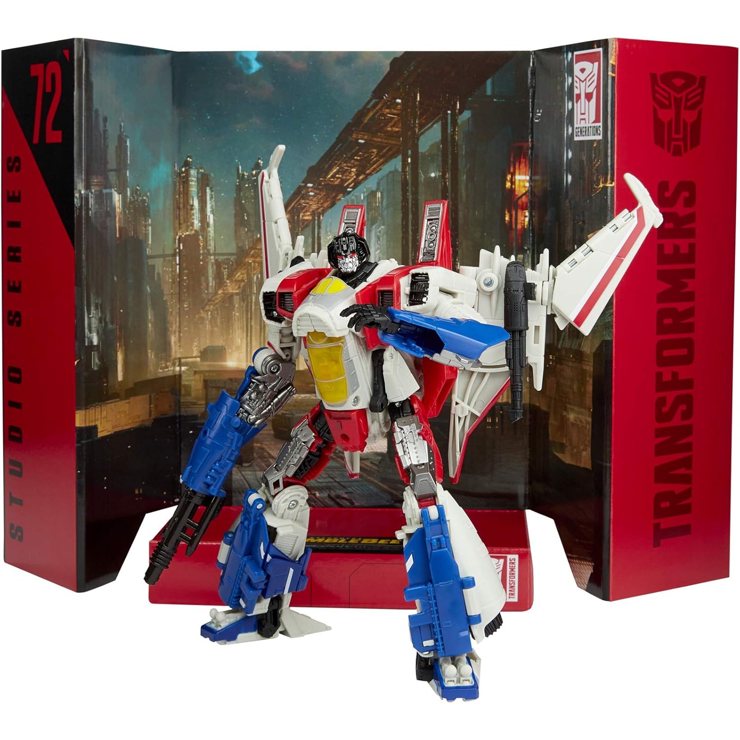 Transformers Studios Series 6 Inch Action Figure Voyager Class - Starscream #72