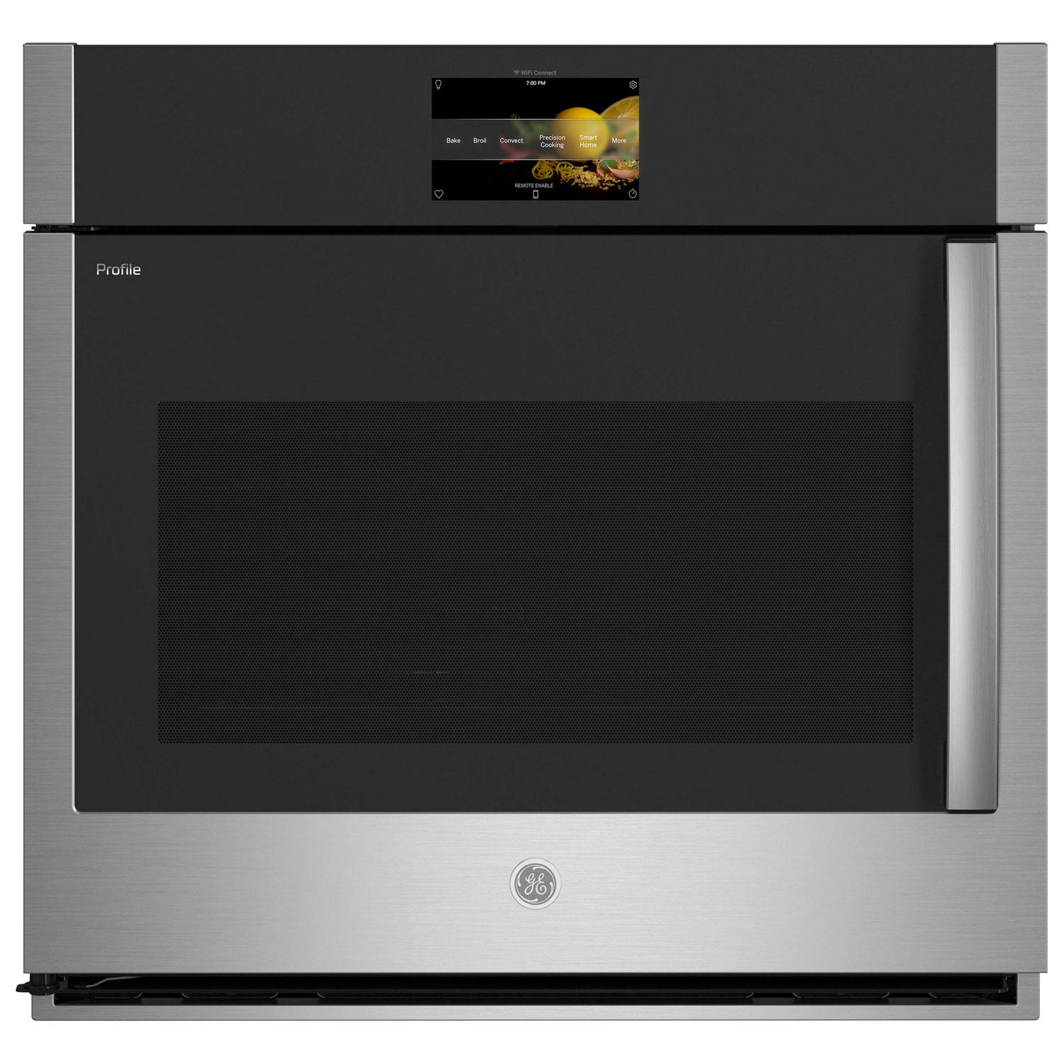 GE Profile 30" 5 Cu. Ft. True Convection Electric Wall Oven (PTS700LSNSS) - Stainless Steel
