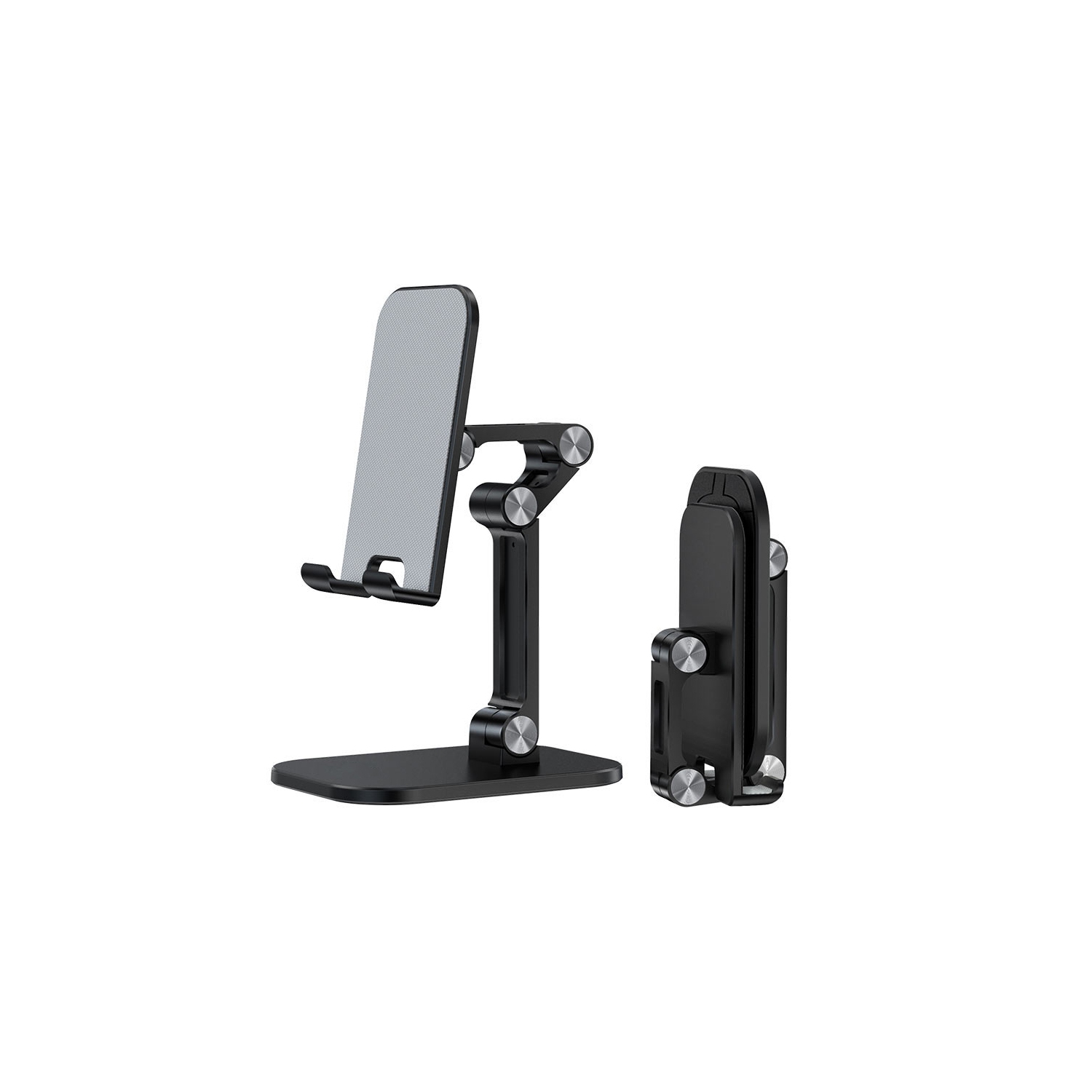Support de bureau rotatif pour tablette 360 Support flexible pour téléphone cellulaire iPhone/iPad/tablette Samsung/téléphone intelligent, noir