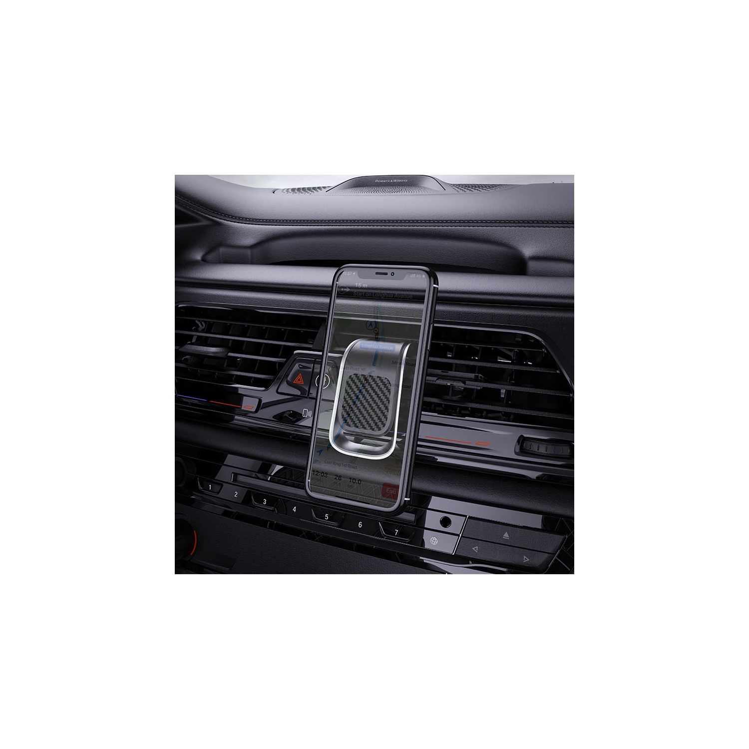 Universal Dashboard Air Vent Outlet Magnetic Car Cell Phone Holder Mount for iPhone / Samsung Cellphones