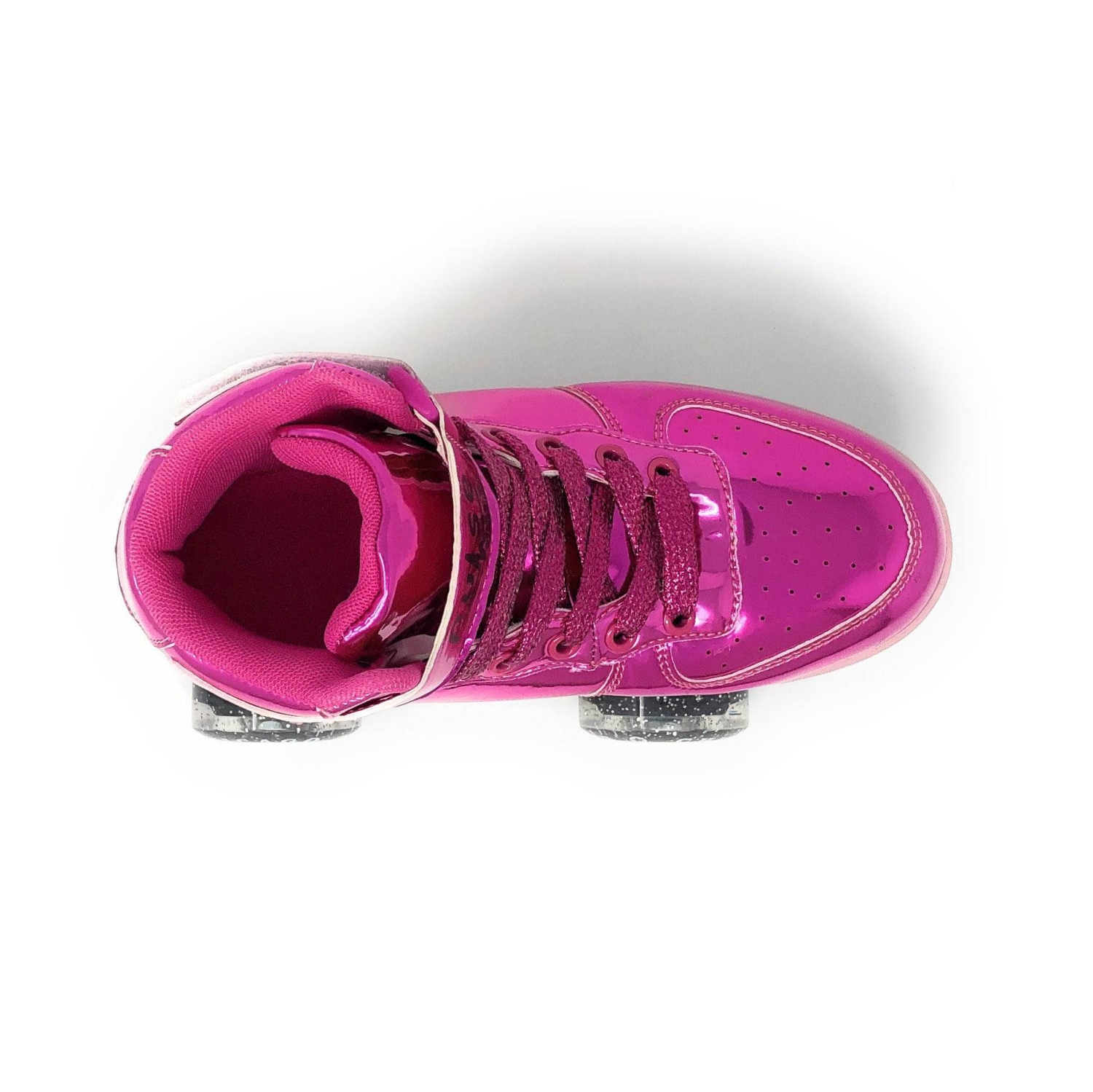 Chicago Skates Pulse LED Light Up Rollerskates, Pink, Size 5