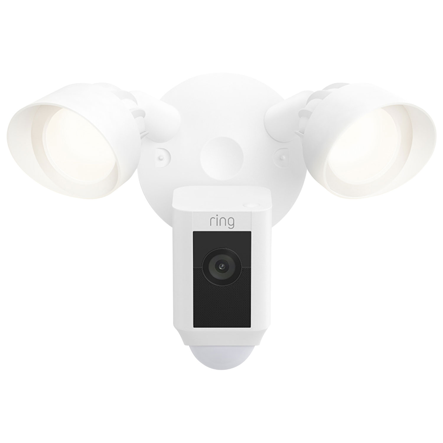Caméra IP HD 1080p avec fil d'extérieur Floodlight Cam Wired Plus de Ring - Blanc