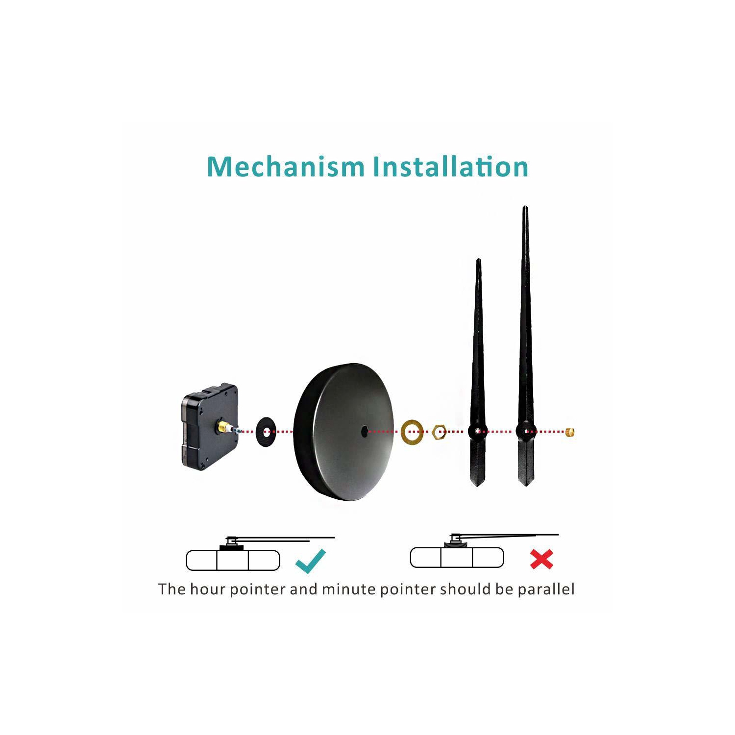 3D Large Modern DIY Wall Clock