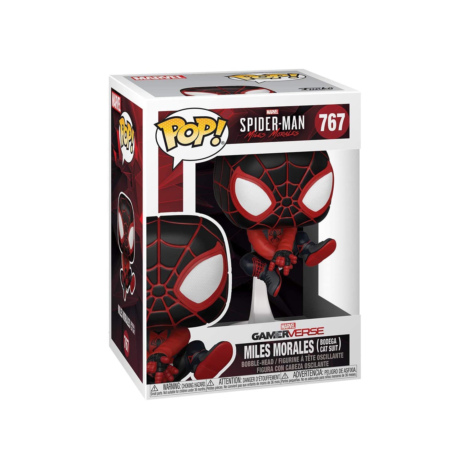 Pop Marvel Gamerverse 3.75 Inch Action Figure - Miles Morales Spider-Man Bodega Suit #767