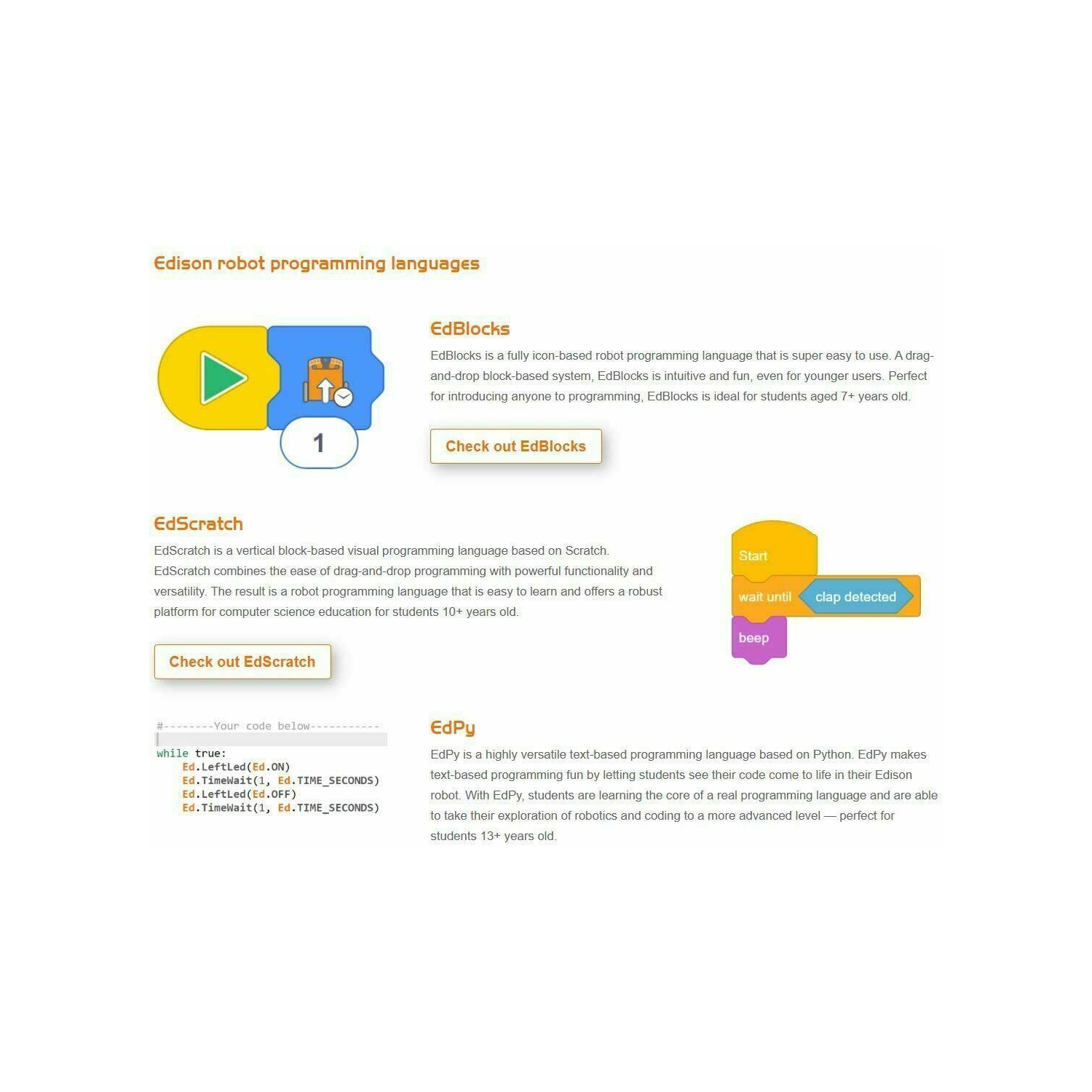 Contempo Views – Educational STEM Pack of 6 robots Edison programmables pour enfants, enseignants, étudiants et salles de classe – comprend les