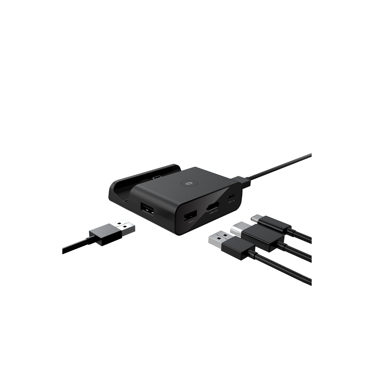 Convertisseur vidéo HDMI Adaptateur TV portable Support de quai de chargement pour Switch - axGear