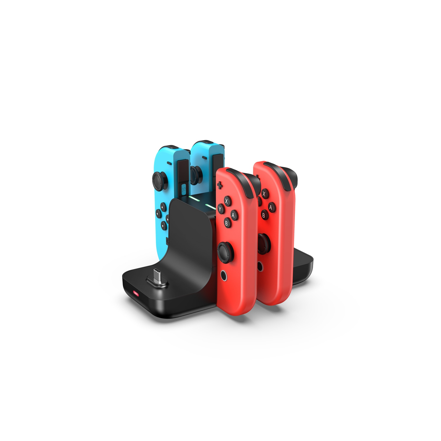 6in1 Portable Nintendo Switch Charging Dock USB Station for Joycon Consoles - axGear