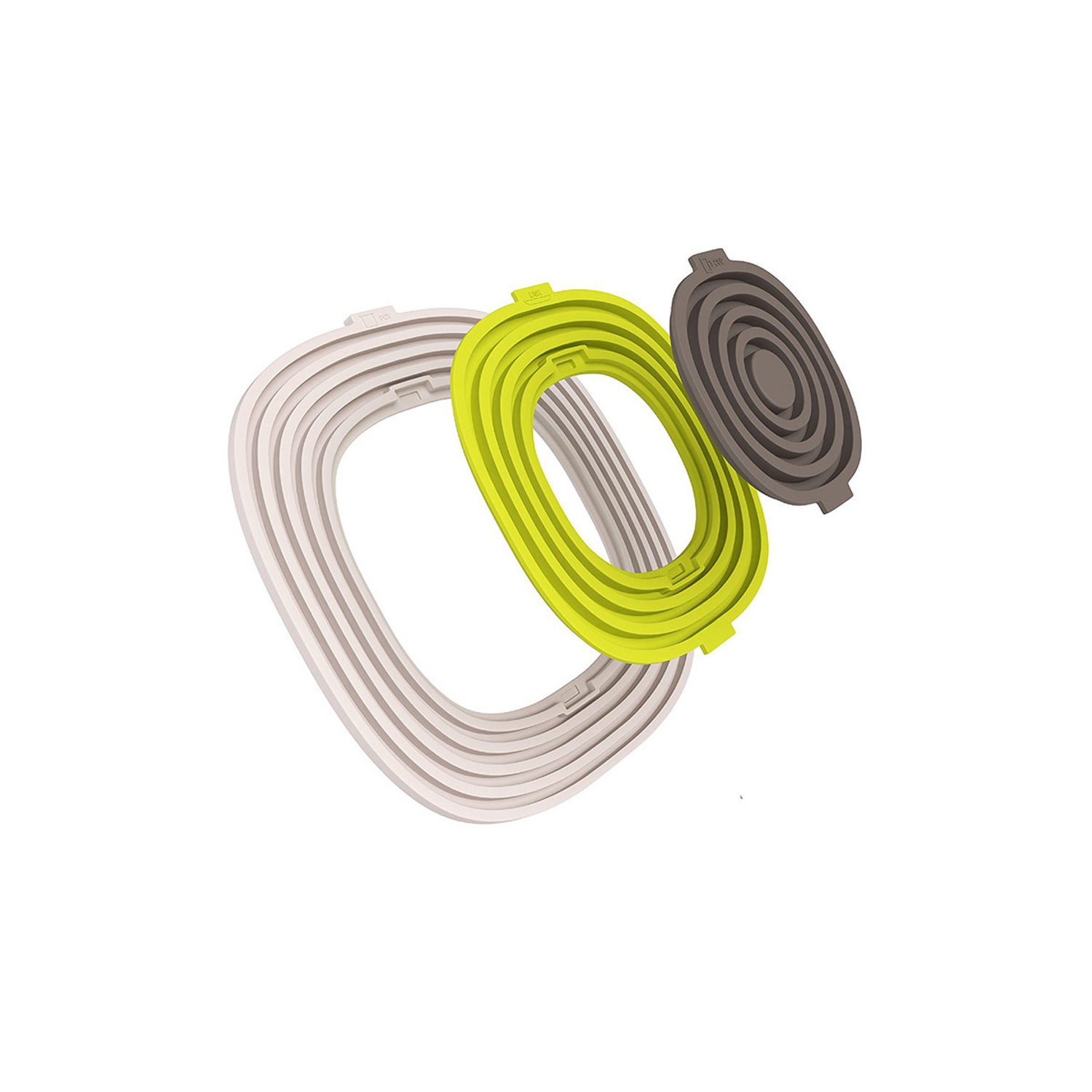 3in1 Silicone Coasters Hot Pads Heat Resistant Trivets for Hot Pots Pans Cups - axGear