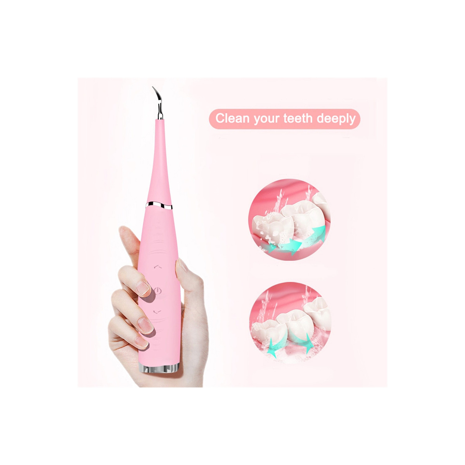 Outils de nettoyage des dents de tartre de plaque de grattoir de dissolvant de calcul dentaire électrique - axGear