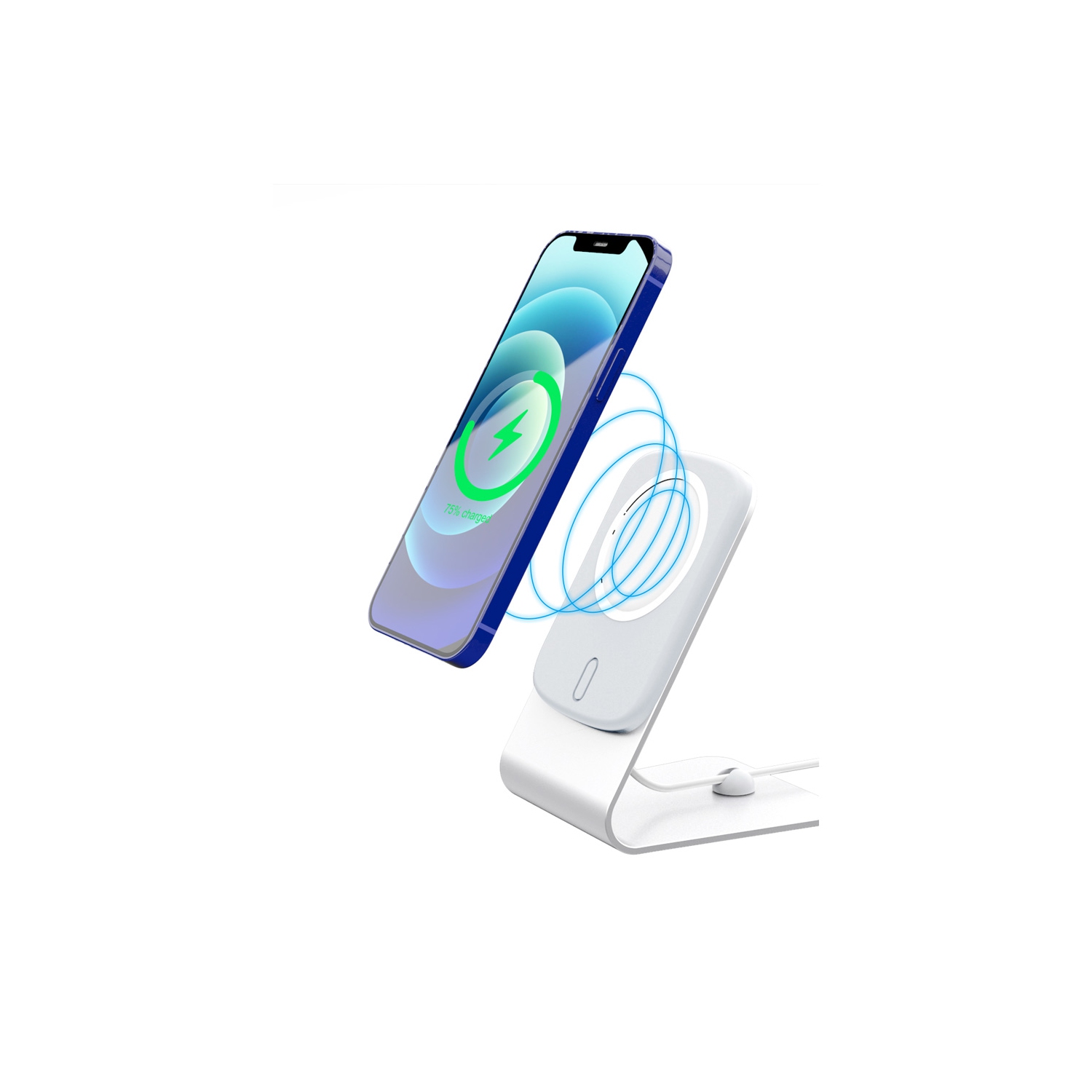 Aluminium Desk Stand Phone Holder for MagSafe Magnetic Wireless Charger - axGear