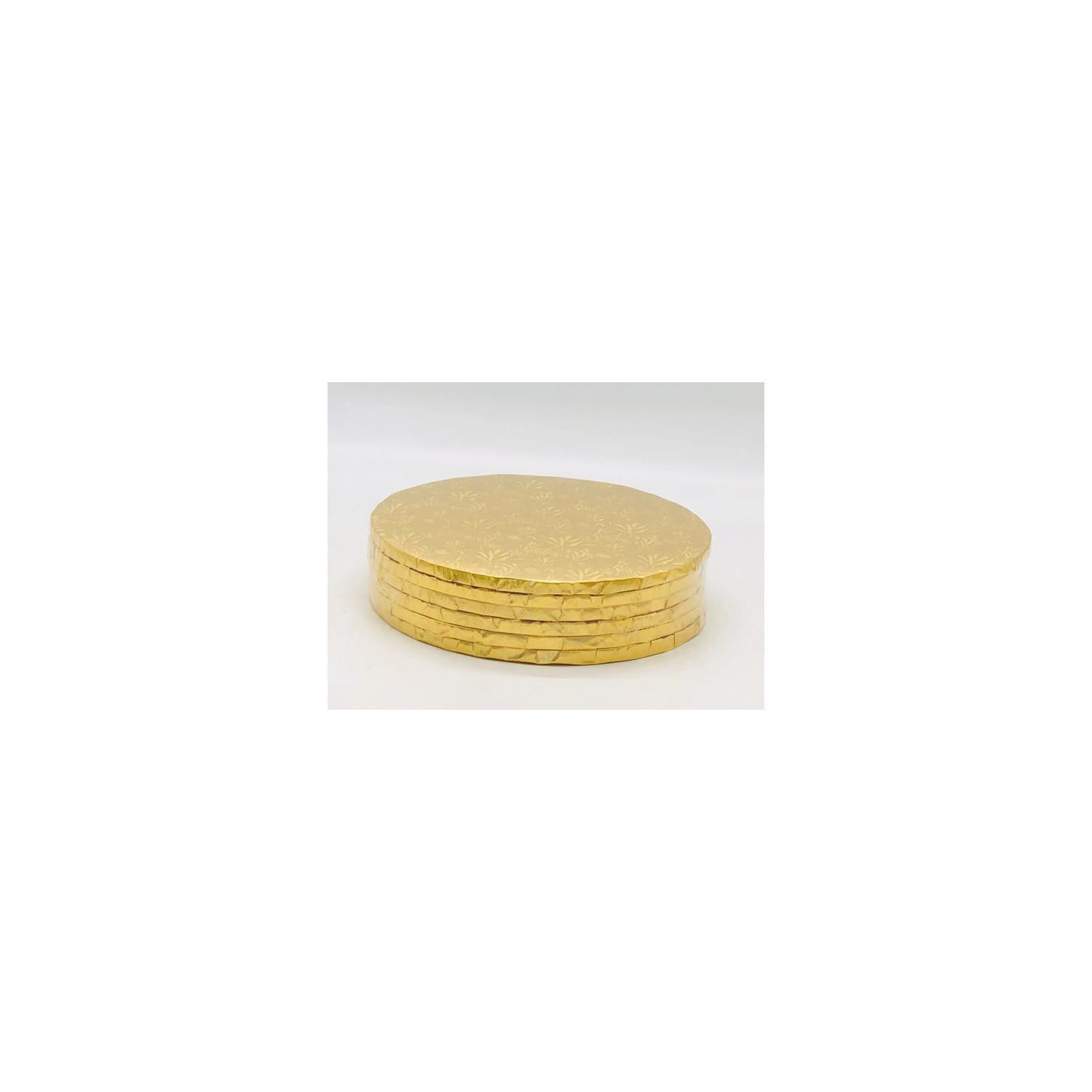 Round Cake Board Gold – 10″ X ½ ” Thick