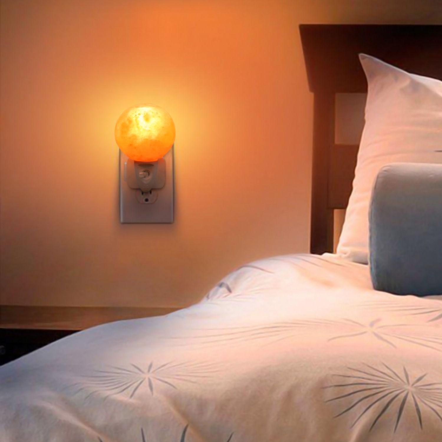 Himalayan Salt - Night Light Globe Shape Best Gift Item