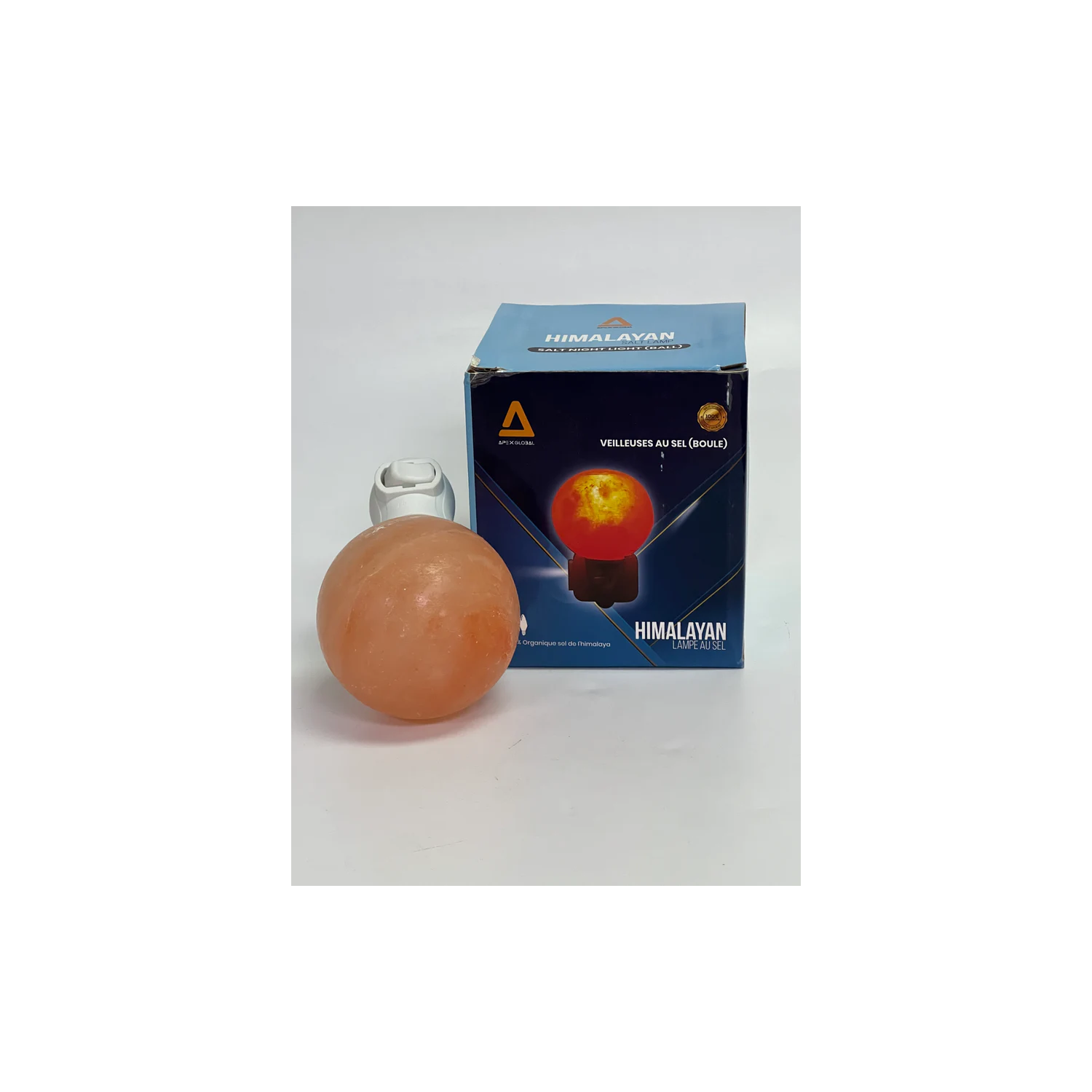Himalayan Salt - Night Light Globe Shape Best Gift Item