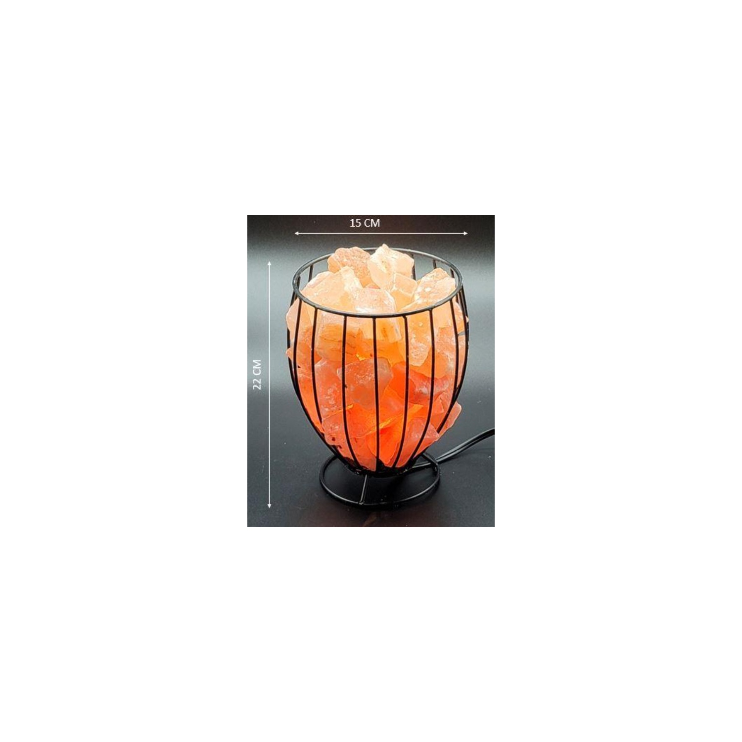 Himalayan Salt - Metal Basket Best Gift Item