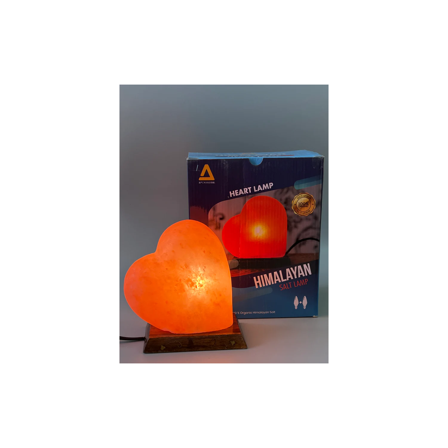 Himalayan Salt - Heart Lamp Best Gift Item