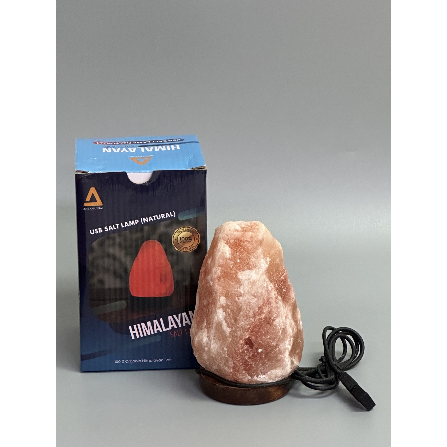Himalayan Salt - USB Lamp Natural Look Best Gift Item