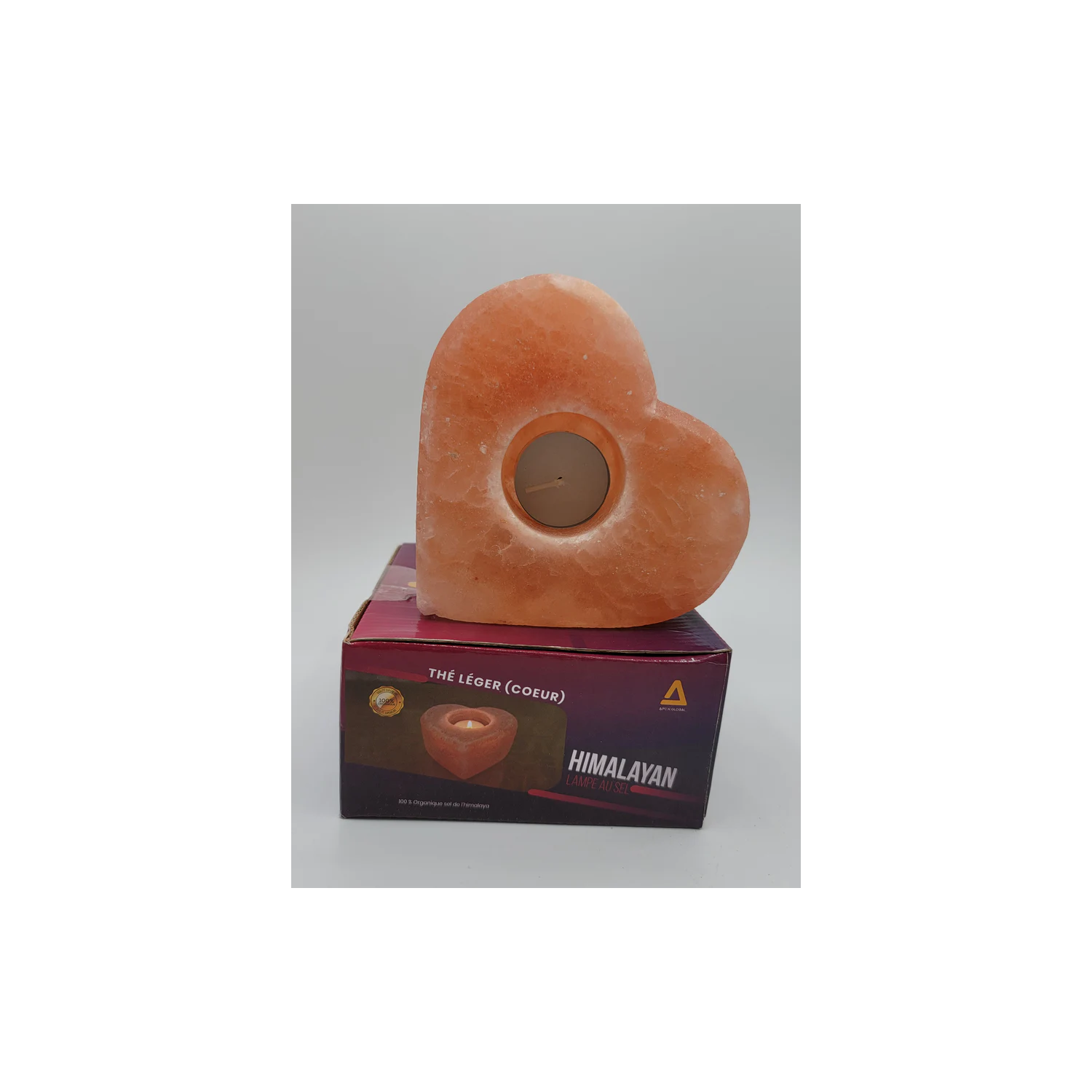 Himalayan Salt - Tea Light Heart Shape Best Gift Item