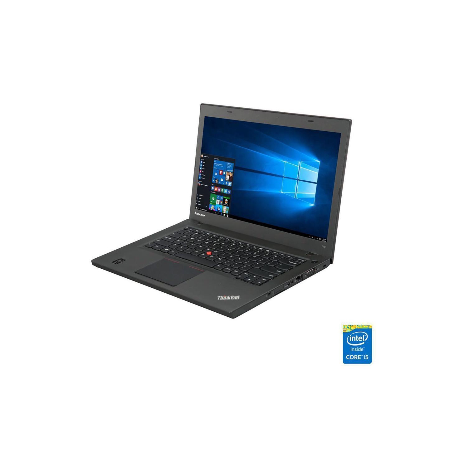 Refurbished - Lenovo Thinkpad T440s Ultrabook: i5-4300u 1.9GHz, 8GB RAM, 500GB HDD, Webcam, 14" (1600X900) Display, Webcam, Win 10 pro "â€œ
