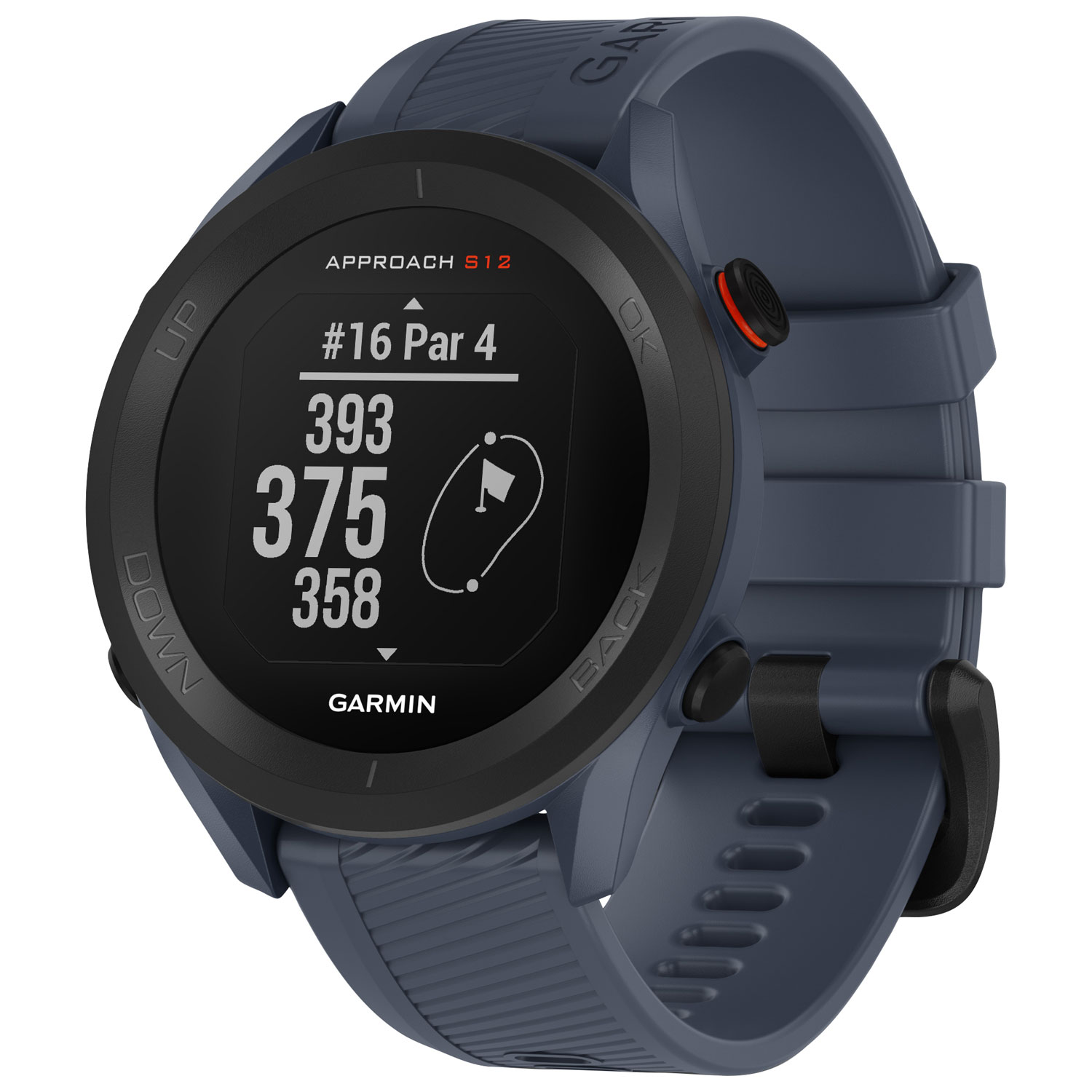 GARMIN - ガーミンアプローチ S12 GPS Golf Wearable Device Garmin Approach S12 43.7mm Bluetooth Golf Smartwatch