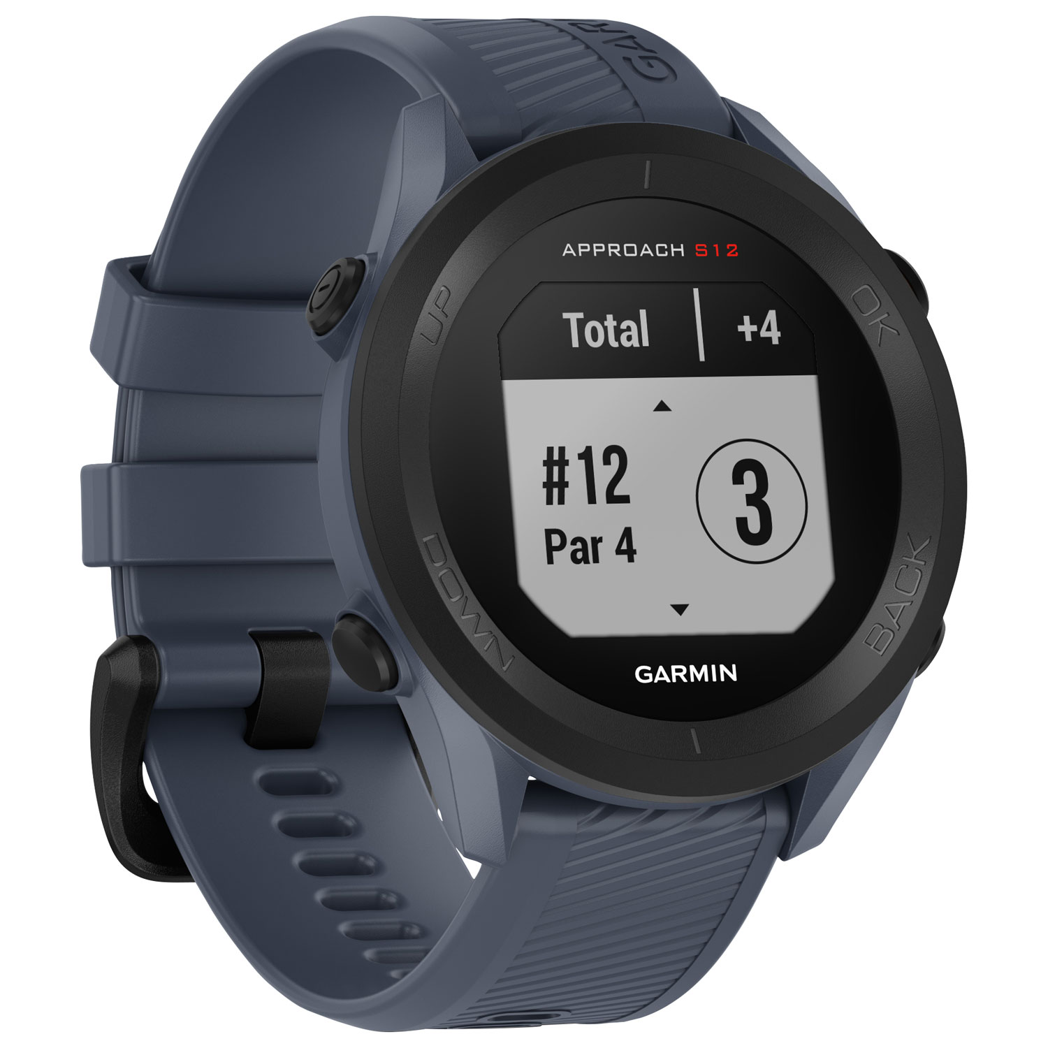 Garmin Approach S12 43.7mm Golf GPS Watch - Granite Blue | Best