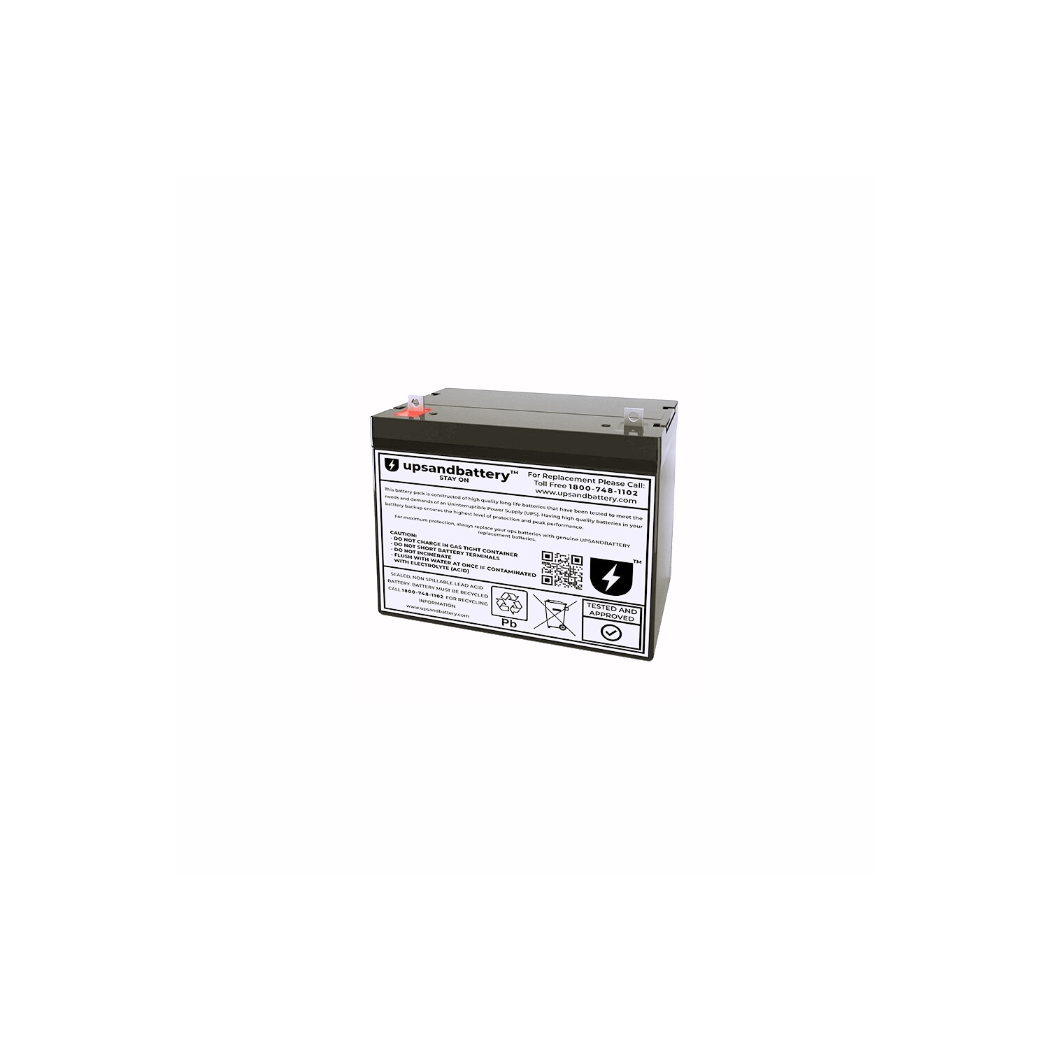 Eaton UPS Model Powerware BATA-041 Compatible - High-Rate Discharge Series Replacement Battery Backup Set - UPSANDBATTERY™