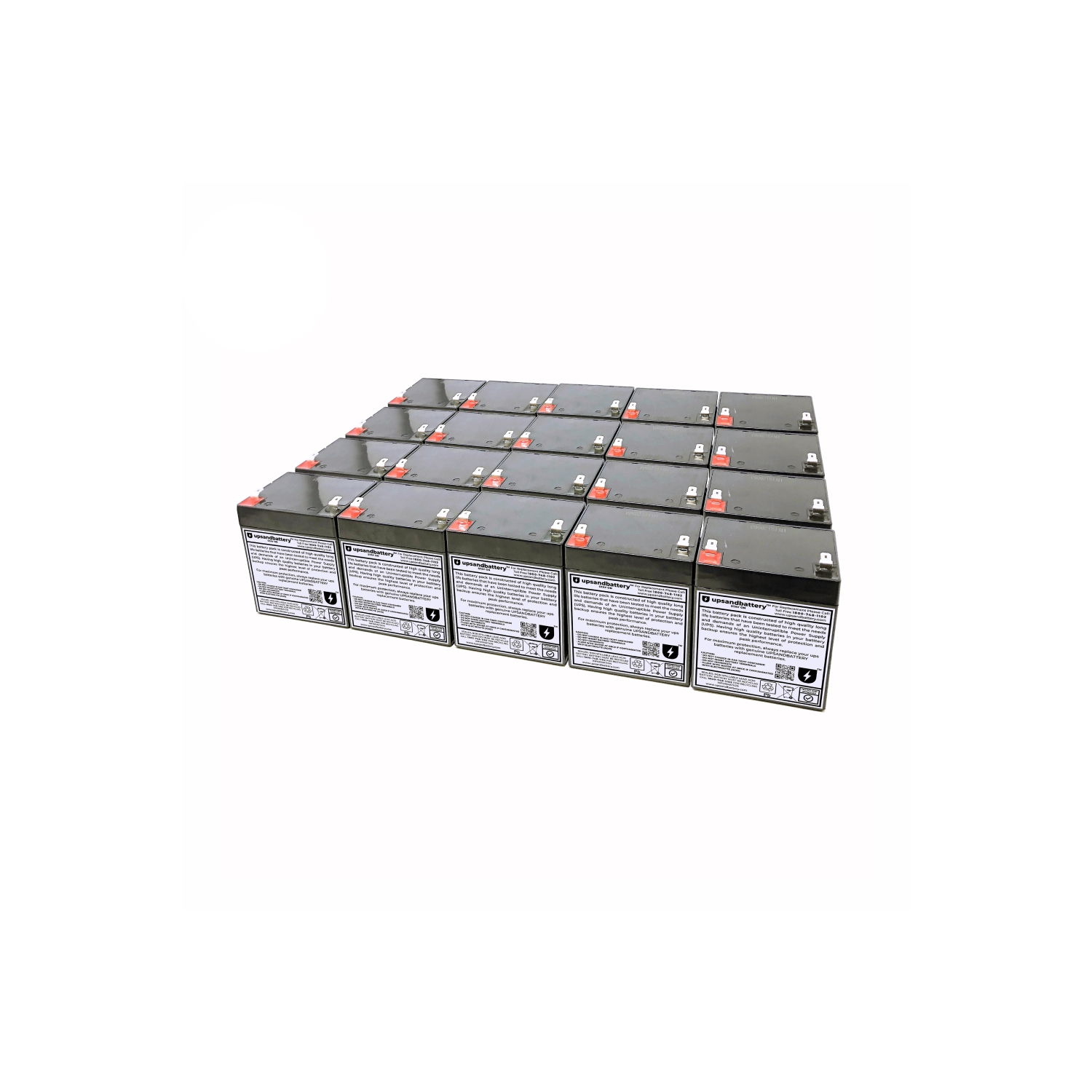 Eaton UPS Model Powerware Prestige 2000 Compatible - High-Rate Discharge Series Replacement Battery Backup Set - UPSANDBATTERY™