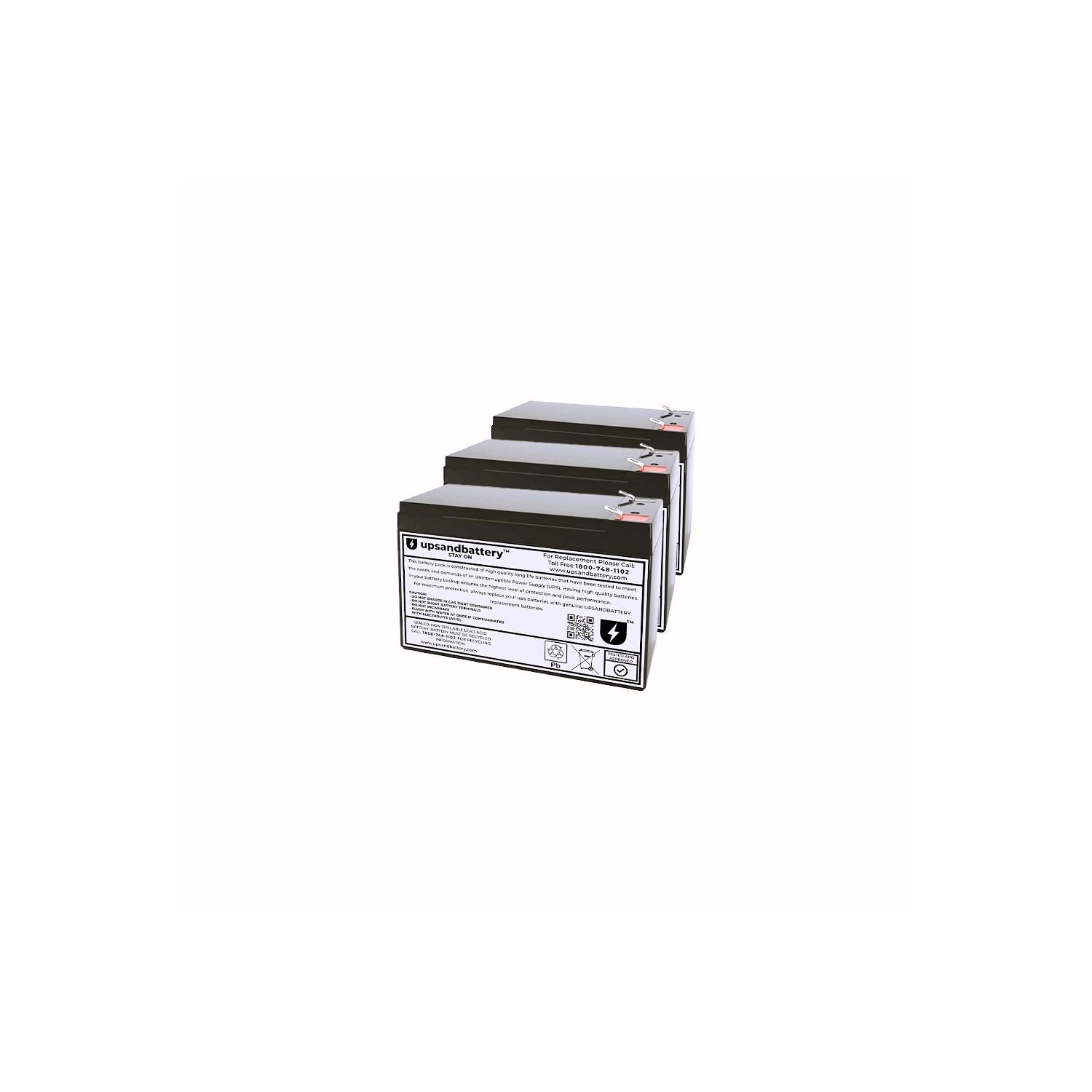 Tripp Lite UPS Model SMART1400NET 9a Compatible - High-Rate Discharge Series Replacement Battery Backup - UPSANDBATTERY™
