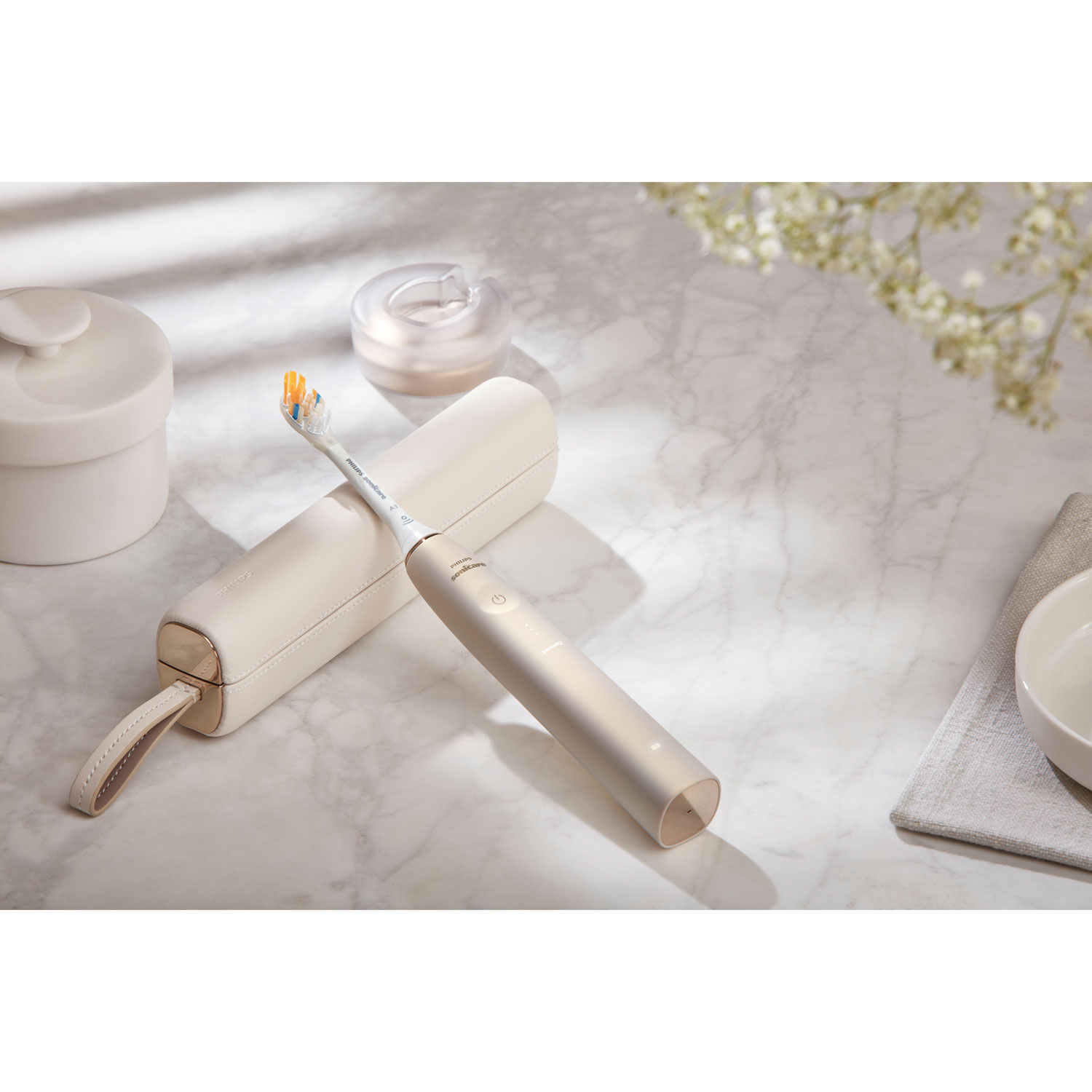 Brosse à dents électrique Philips Prestige de Sonicare - Champagne
