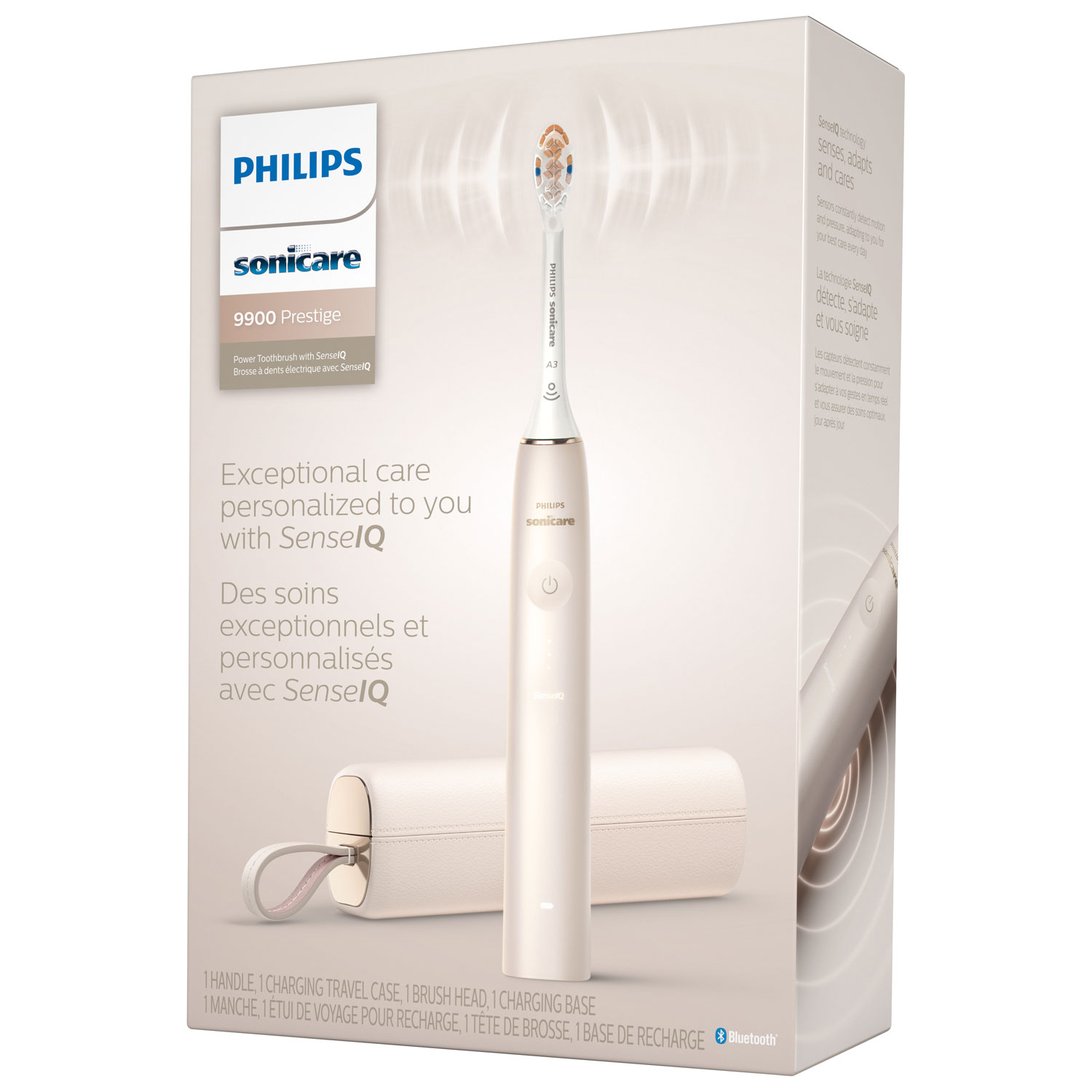 Brosse à dents électrique Philips Prestige de Sonicare - Champagne