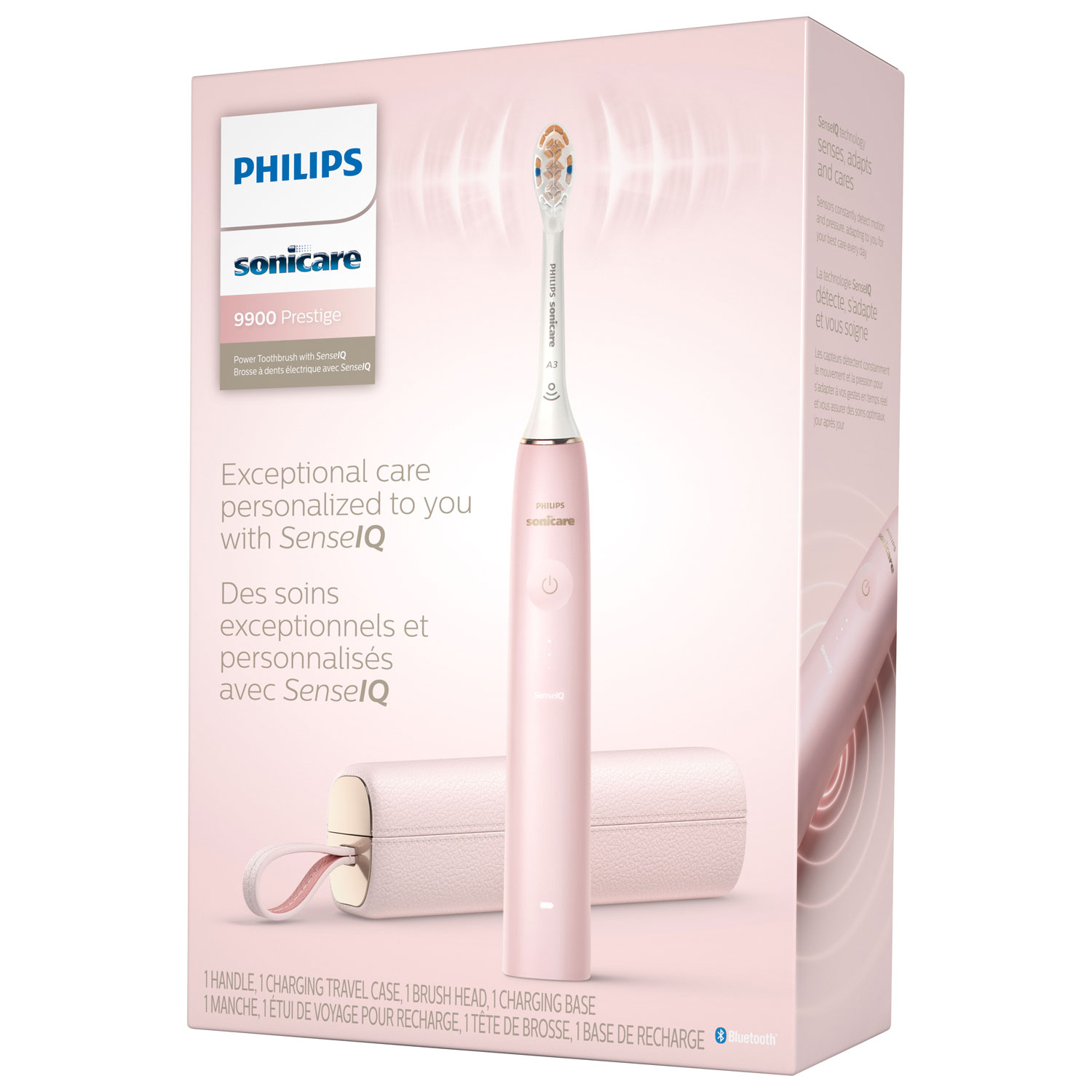 Brosse à dents électrique Philips Prestige de Sonicare - Rose