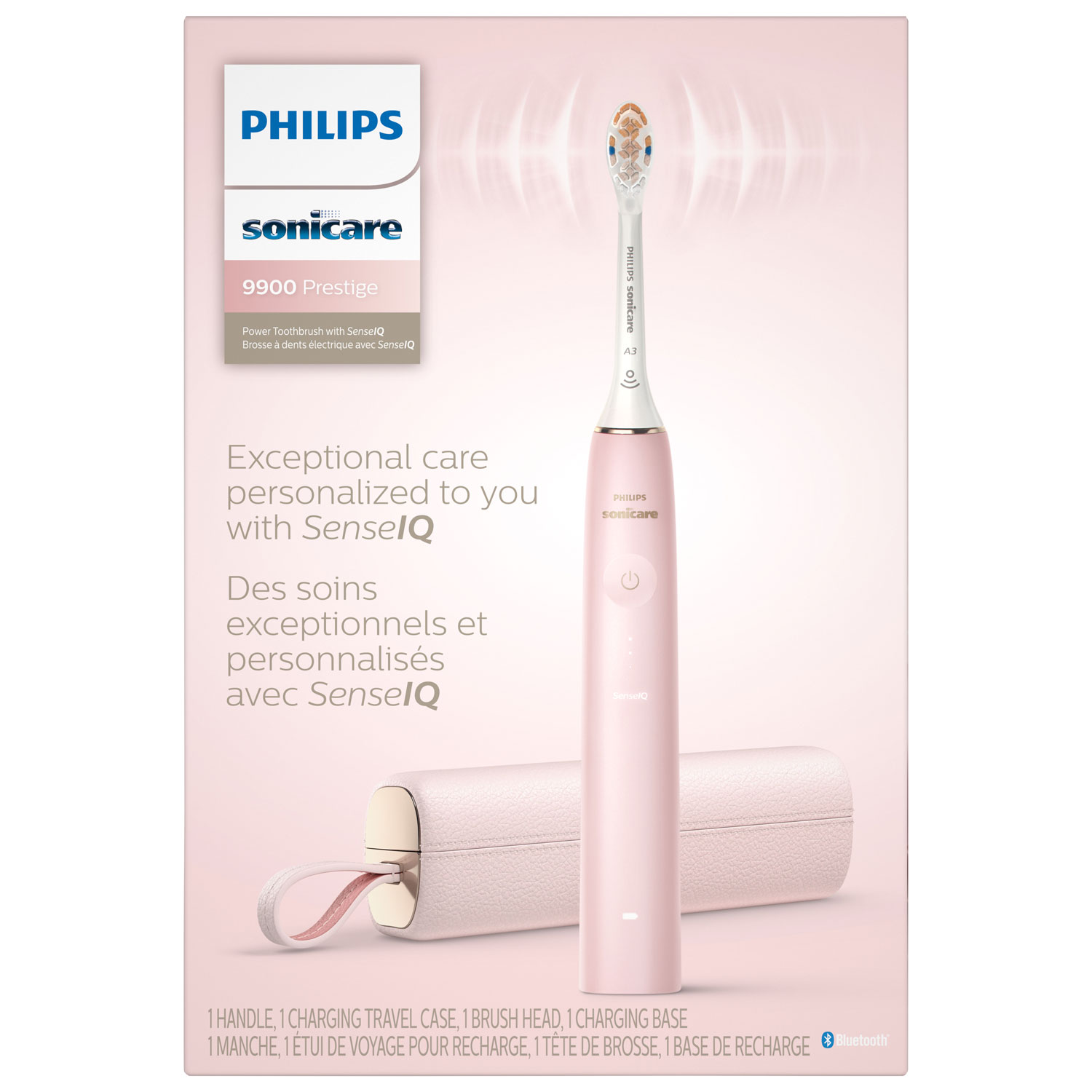 Brosse à dents électrique Philips Prestige de Sonicare - Rose
