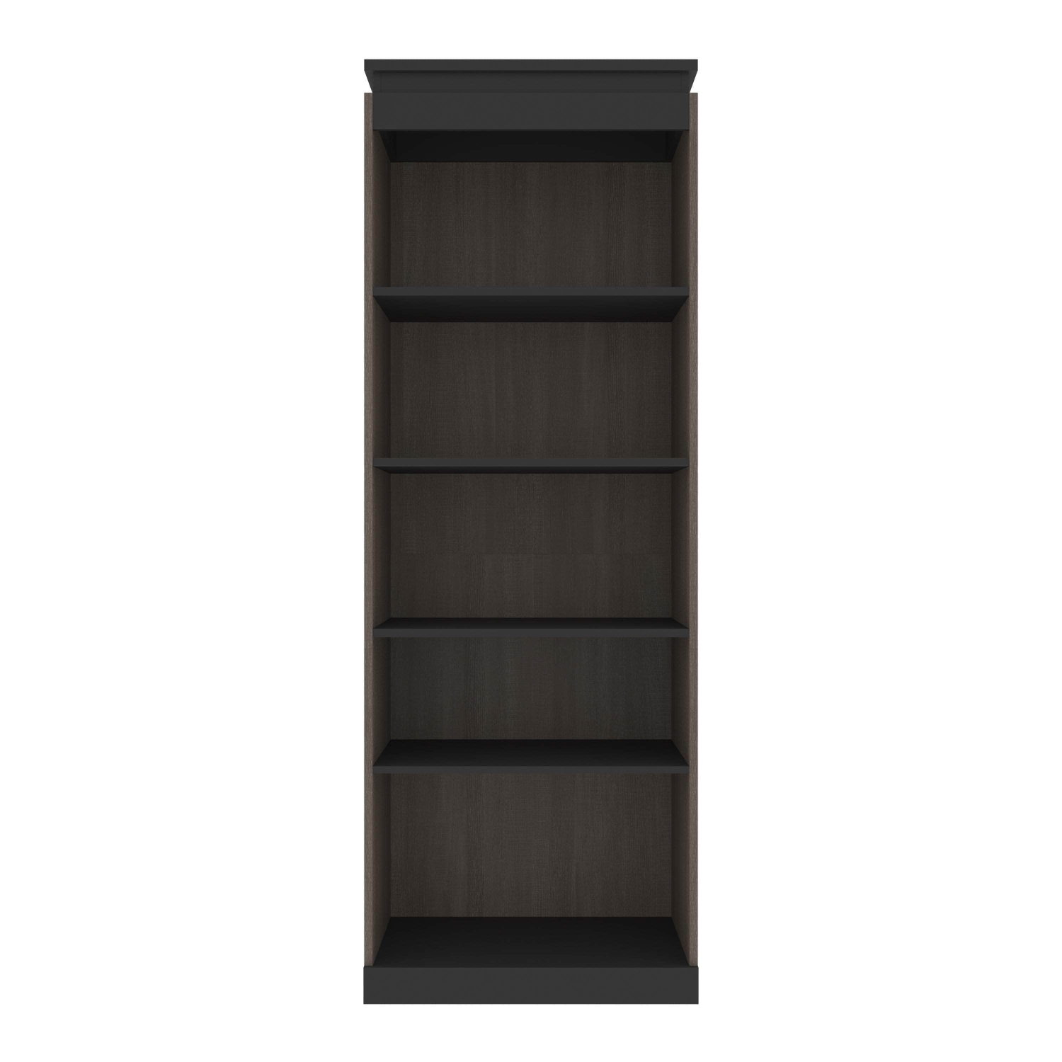 Orion 30"W Shelving Unit - Bark Grey & Graphite
