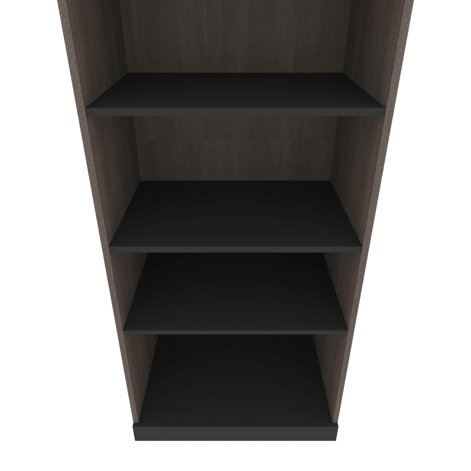 Orion 30"W Shelving Unit - Bark Grey & Graphite