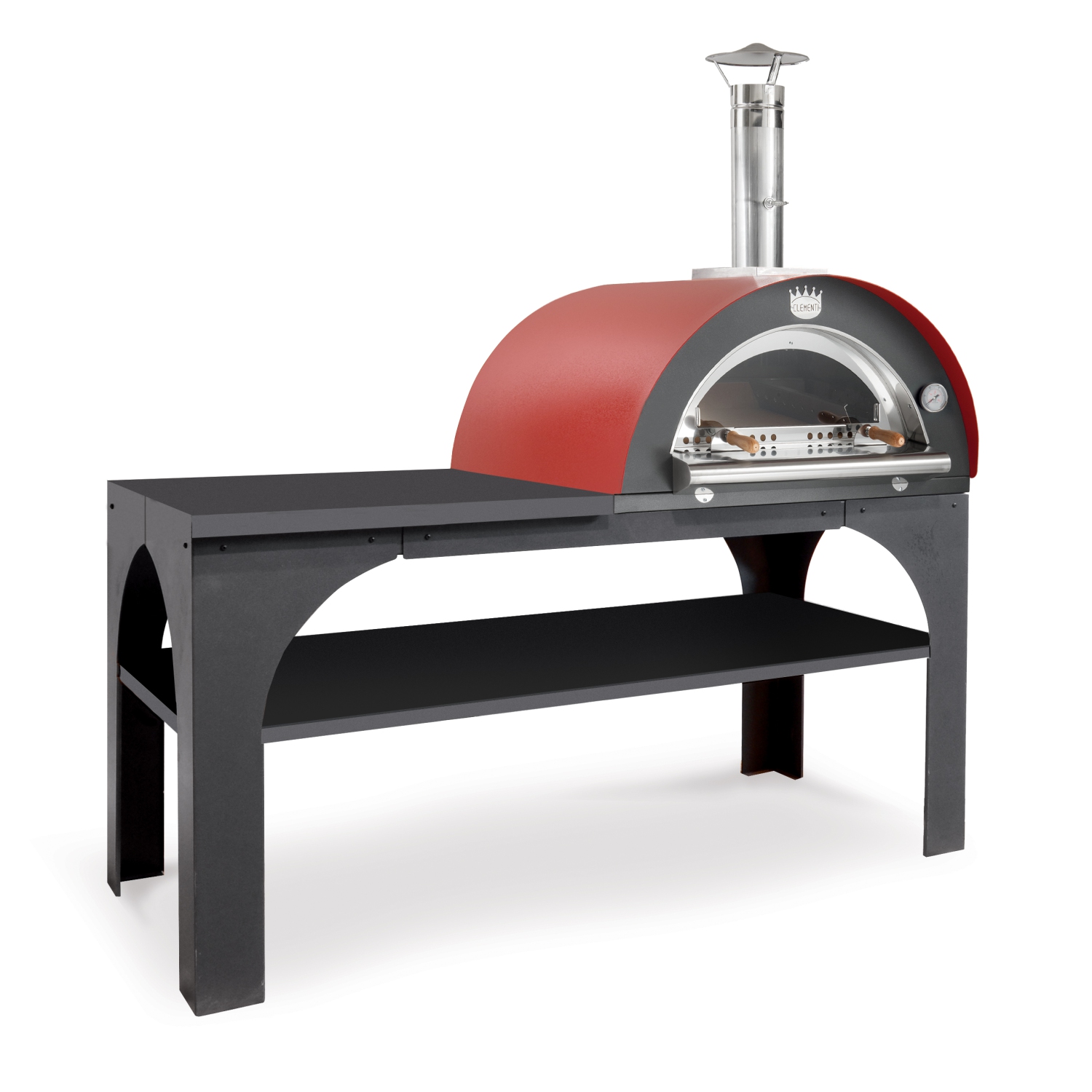 Clementi Party Red Roof Pizza Oven 60x80