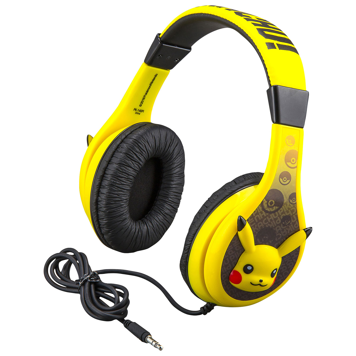 KIDdesigns Over-Ear Noise Cancelling Headphones - Pikachu