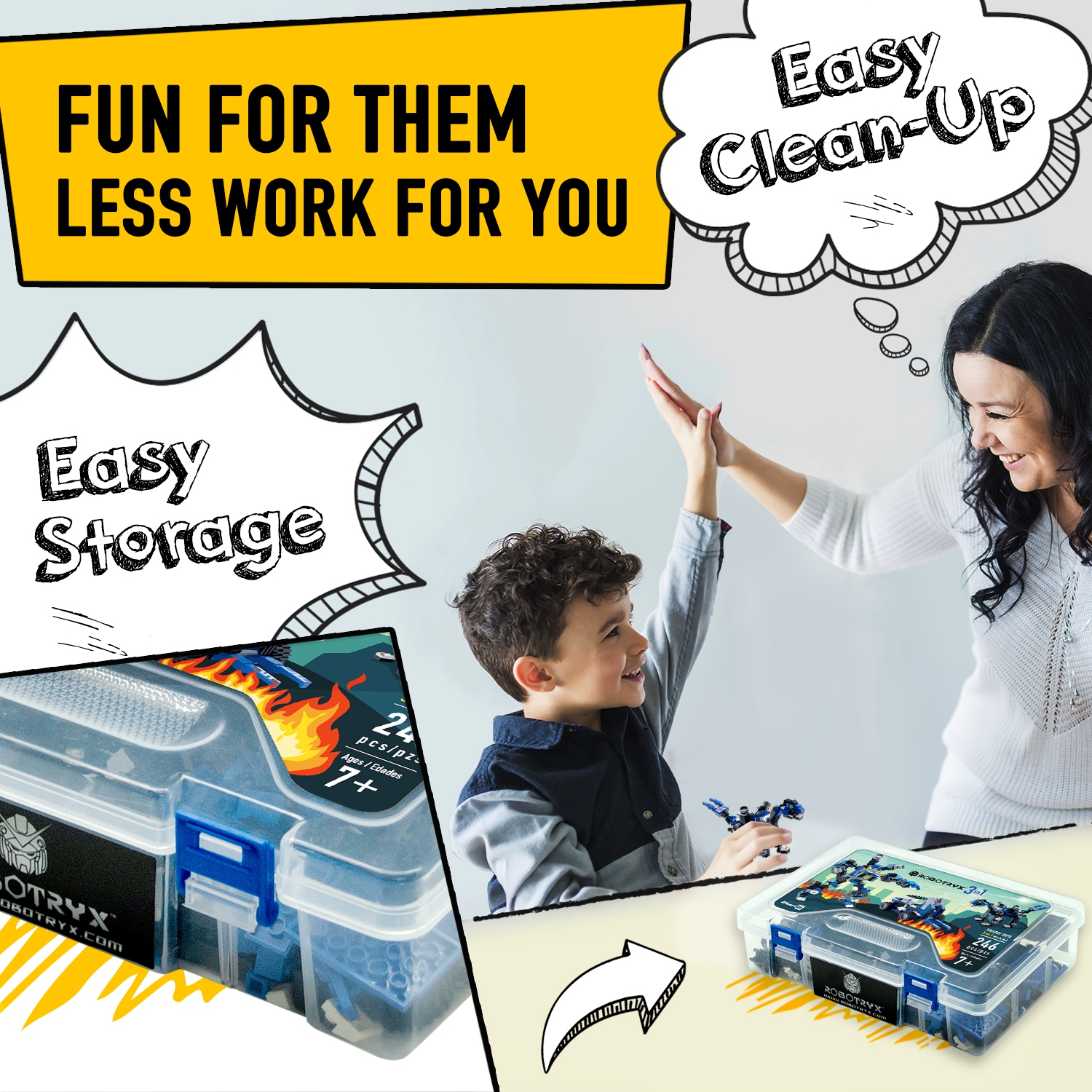 JitteryGit Robotryx SnabGlider | Stem Toys Robot Toys Boys Toys ages 5 6 7 8 9 10 to 11 Building Toys Kids Gifts | Juguetes Para Niños