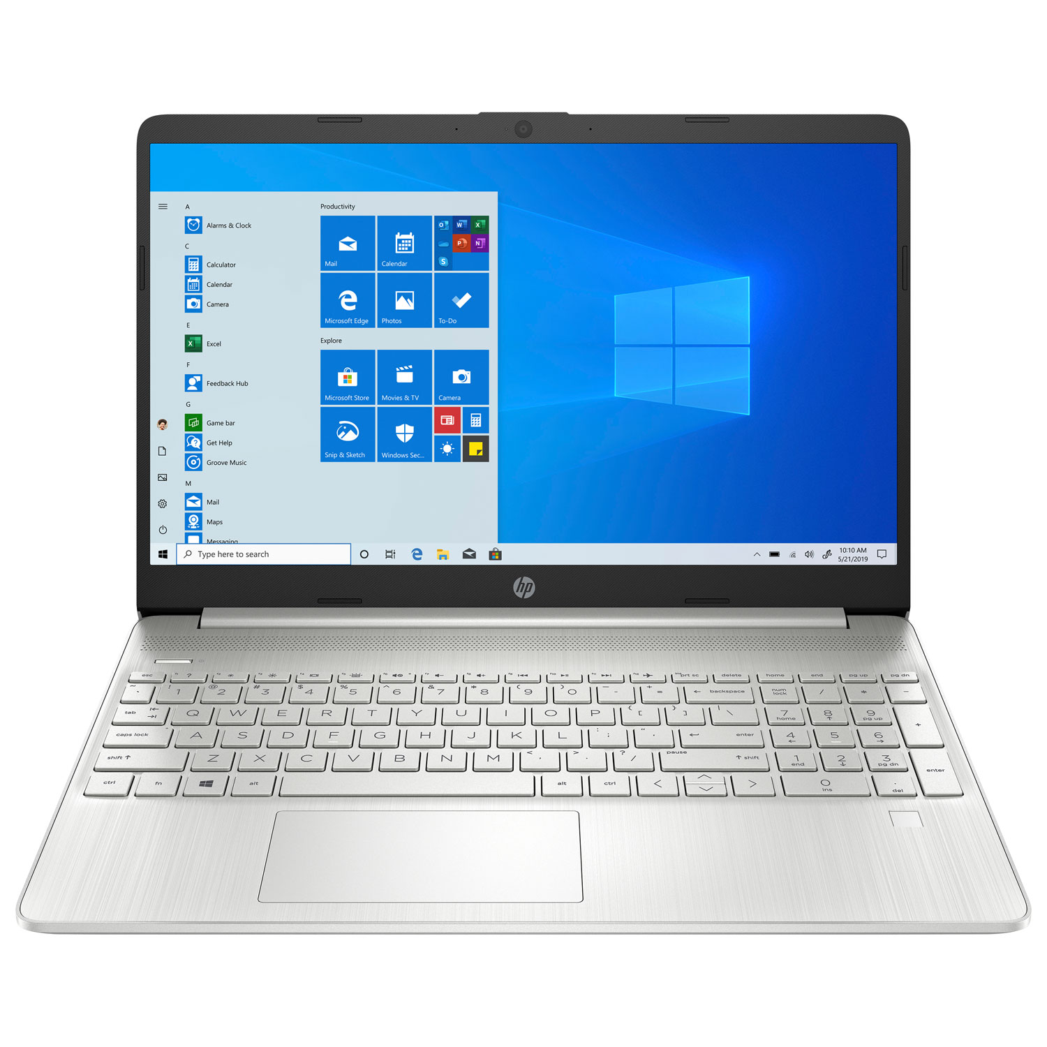 HP 15.6" Laptop - Natural Silver (Intel Quad Core i3-1125G4/256GB SSD/8GB RAM/Windows 10)