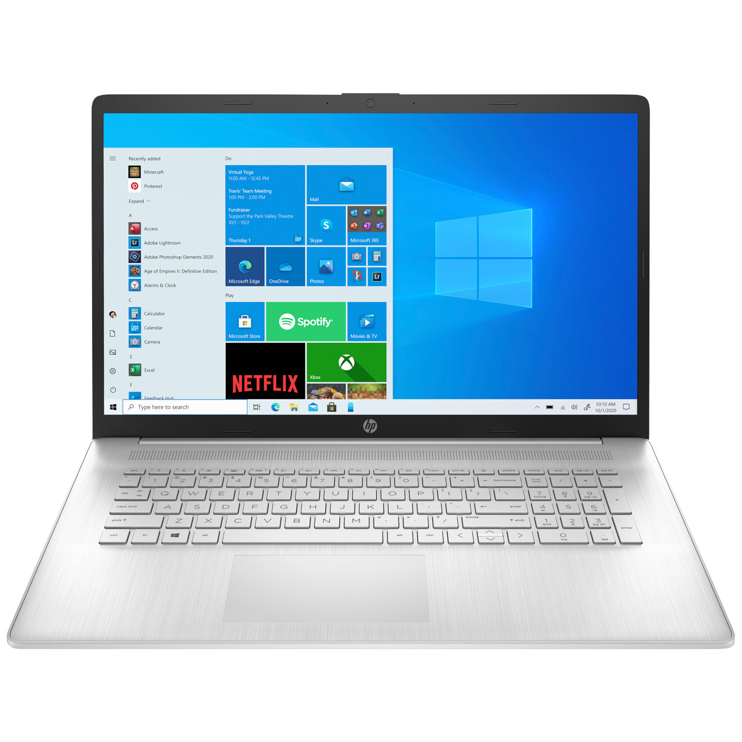 HP 17.3" Laptop - Natural Silver (Intel Core i5-1135G7/1TB HDD/256GB SSD/16GB RAM/Windows 10)