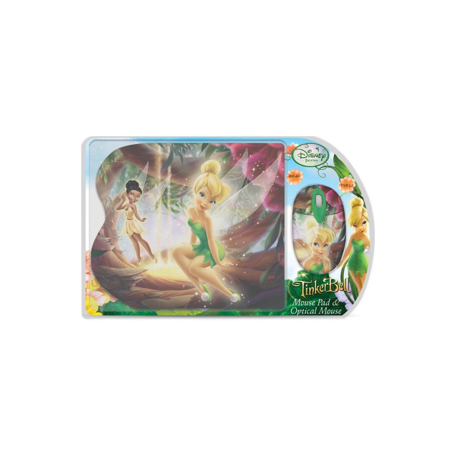 Disney Mouse Pad & Optical mouse Fairies