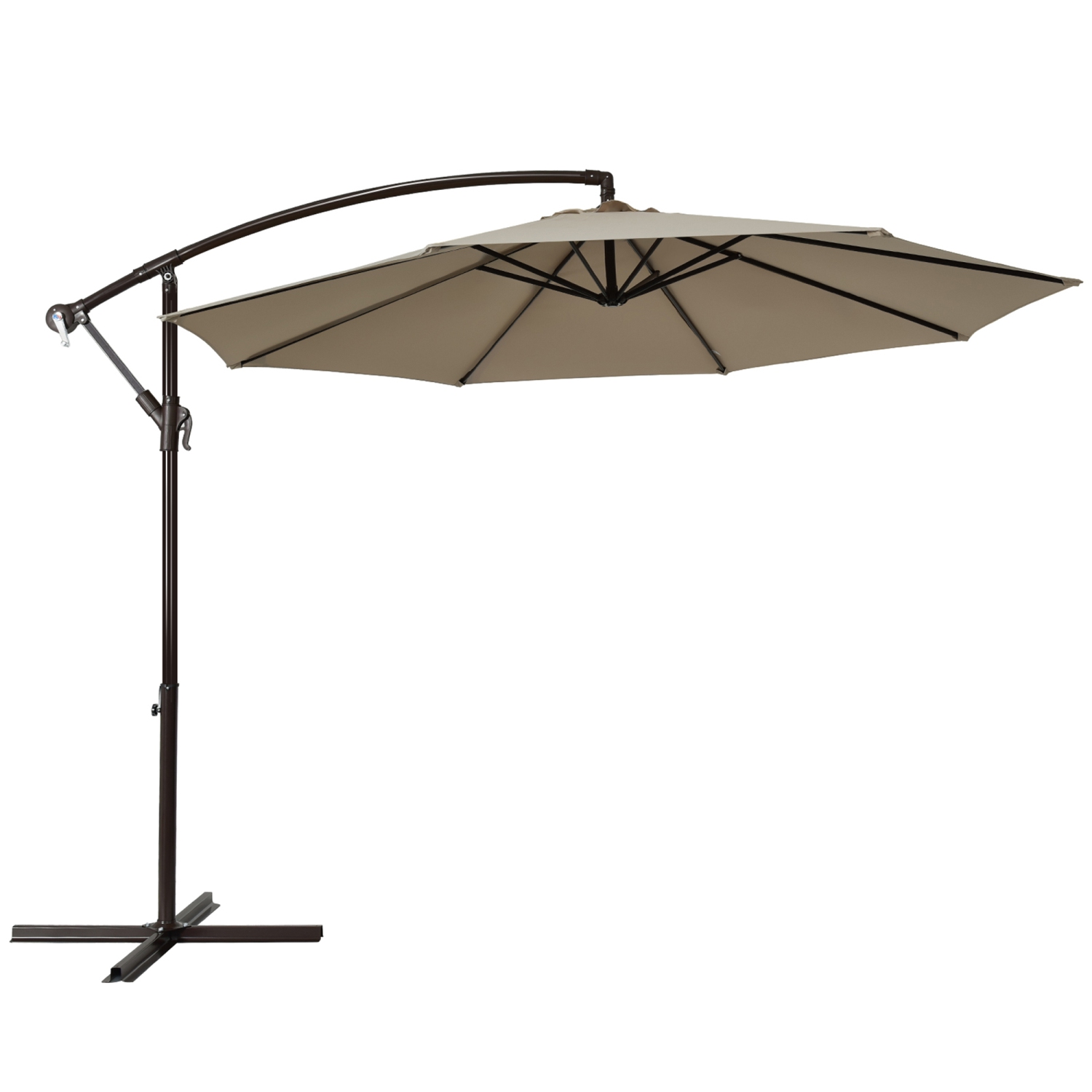 Parasol déporté Gymax – 3m