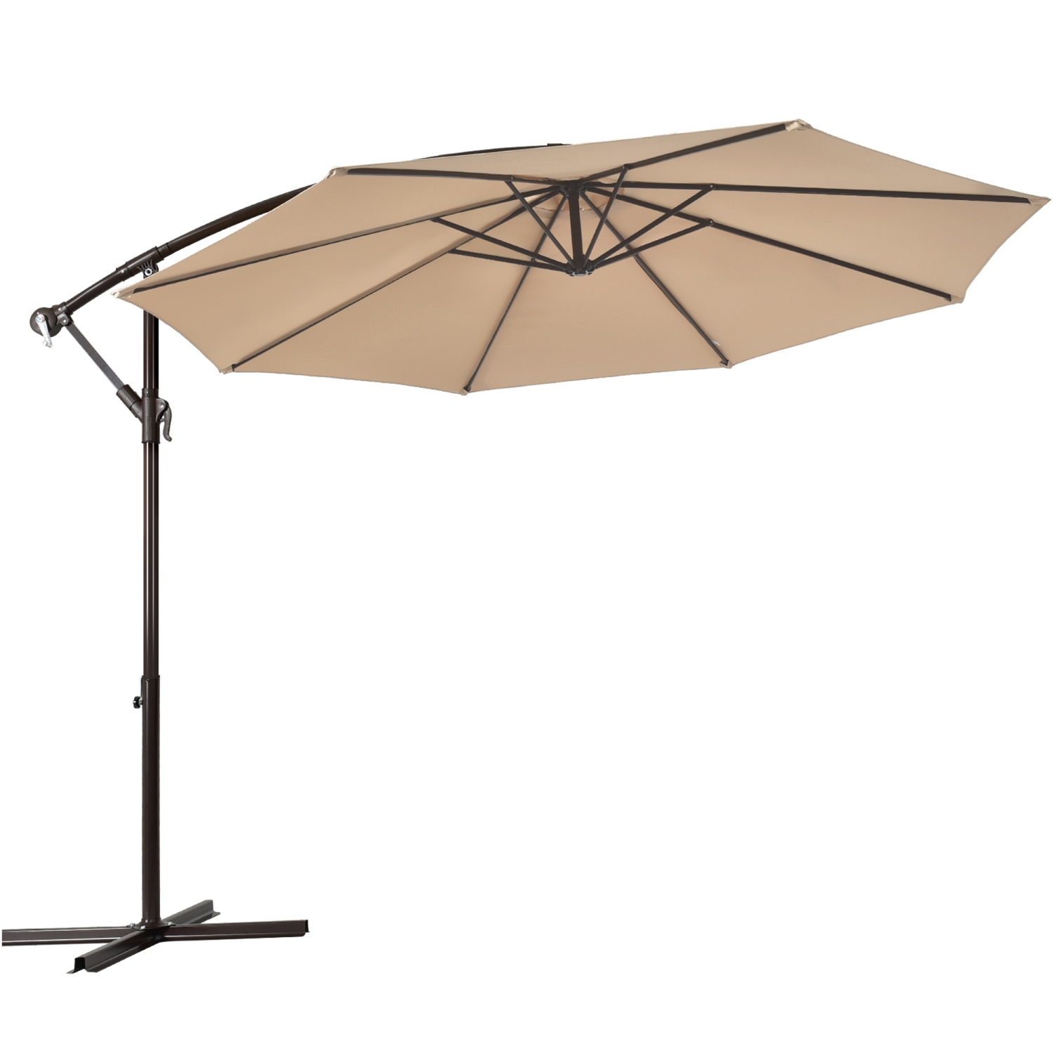 Parasol déporté Gymax – 3m