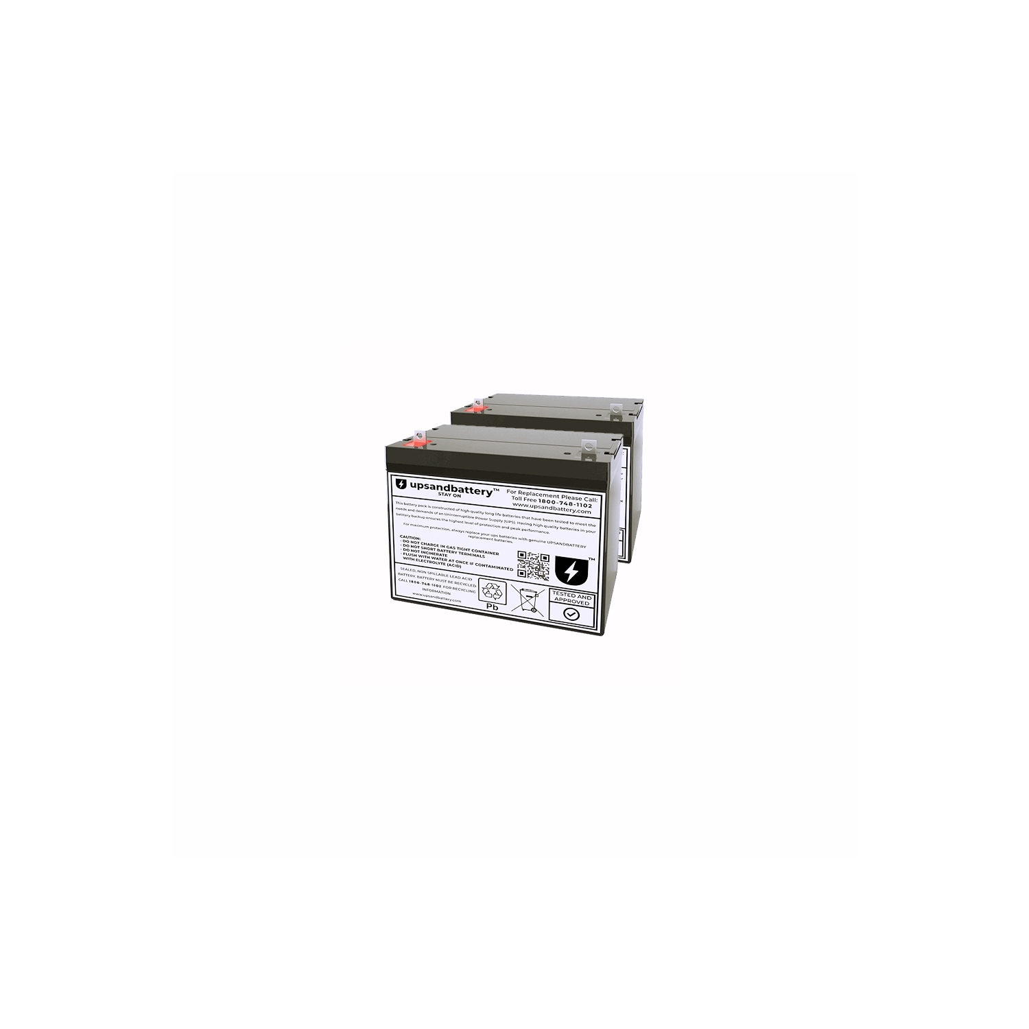 Tripp Lite UPS Model Smart 2200RM Compatible - High-Rate Discharge Series Replacement Battery Backup - UPSANDBATTERY™