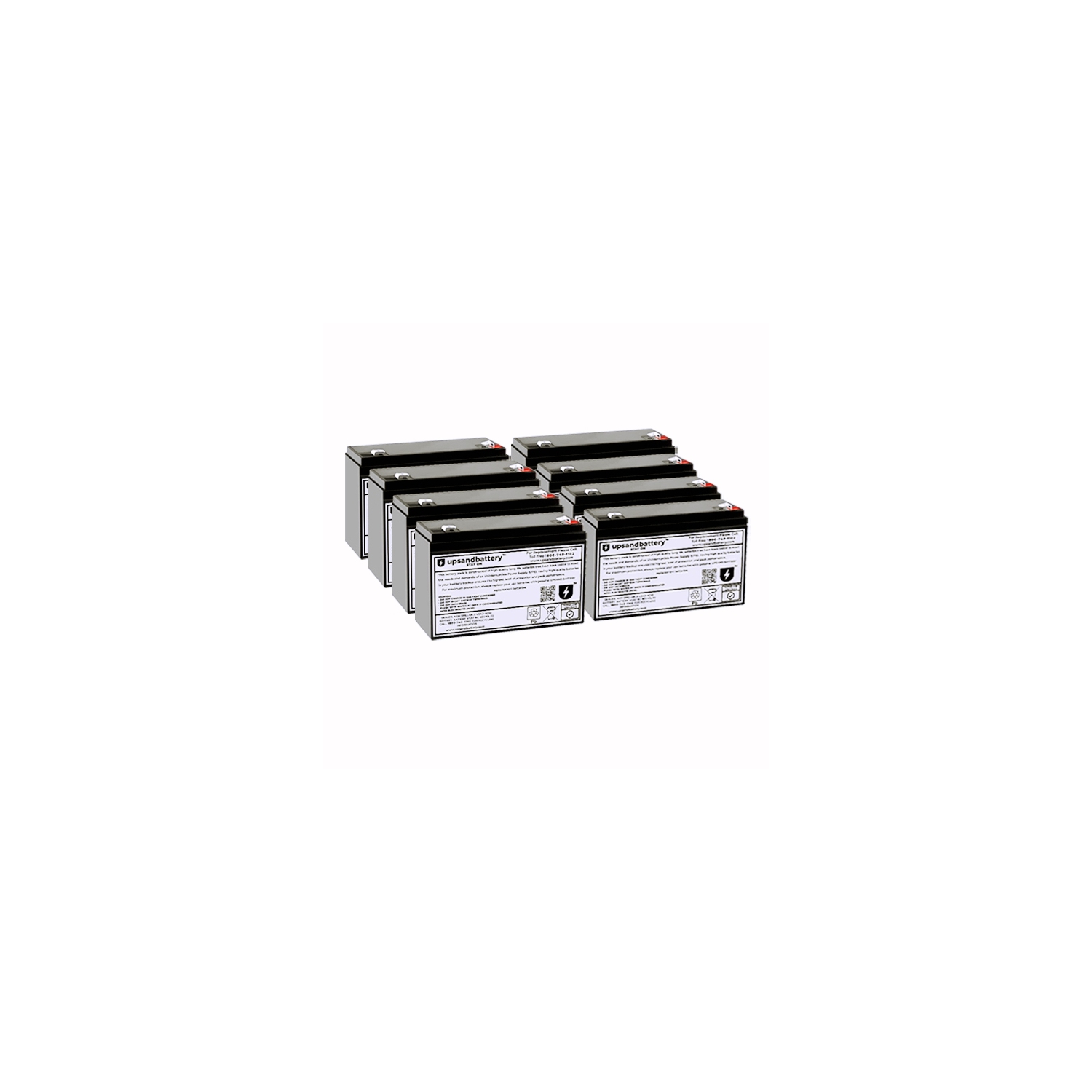 Eaton UPS Model Powerware PWNetUPS SE 2000 Compatible - High-Rate Discharge Series Replacement Battery Backup Set - UPSANDBATTERY™