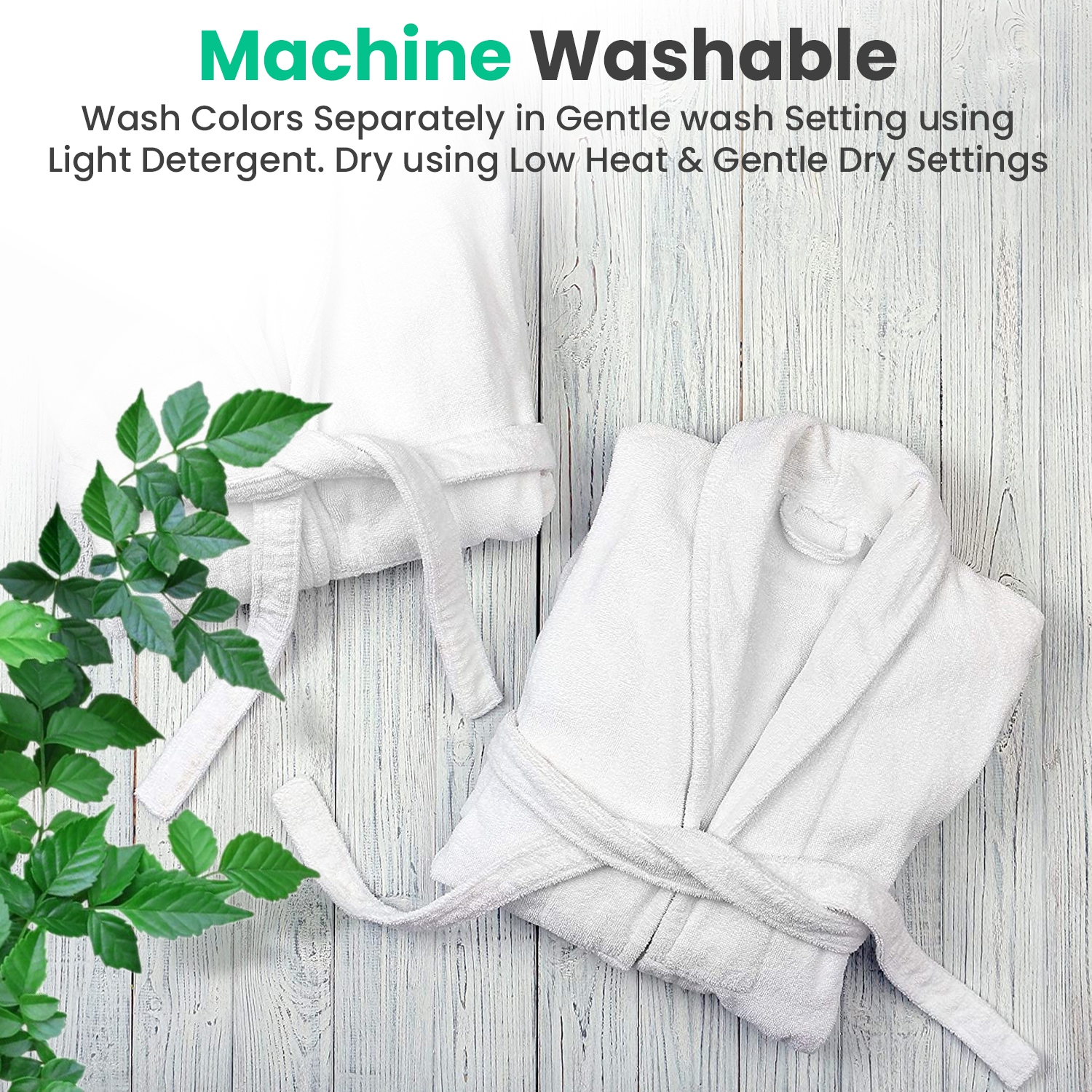 Canadian Linen Everest Shawl Collar Cotton Terry Bathrobe, 100% Ring Spun Cotton 350 GSM Housecoat Unisex Two Large Pocket Sleepwear - Super Soft